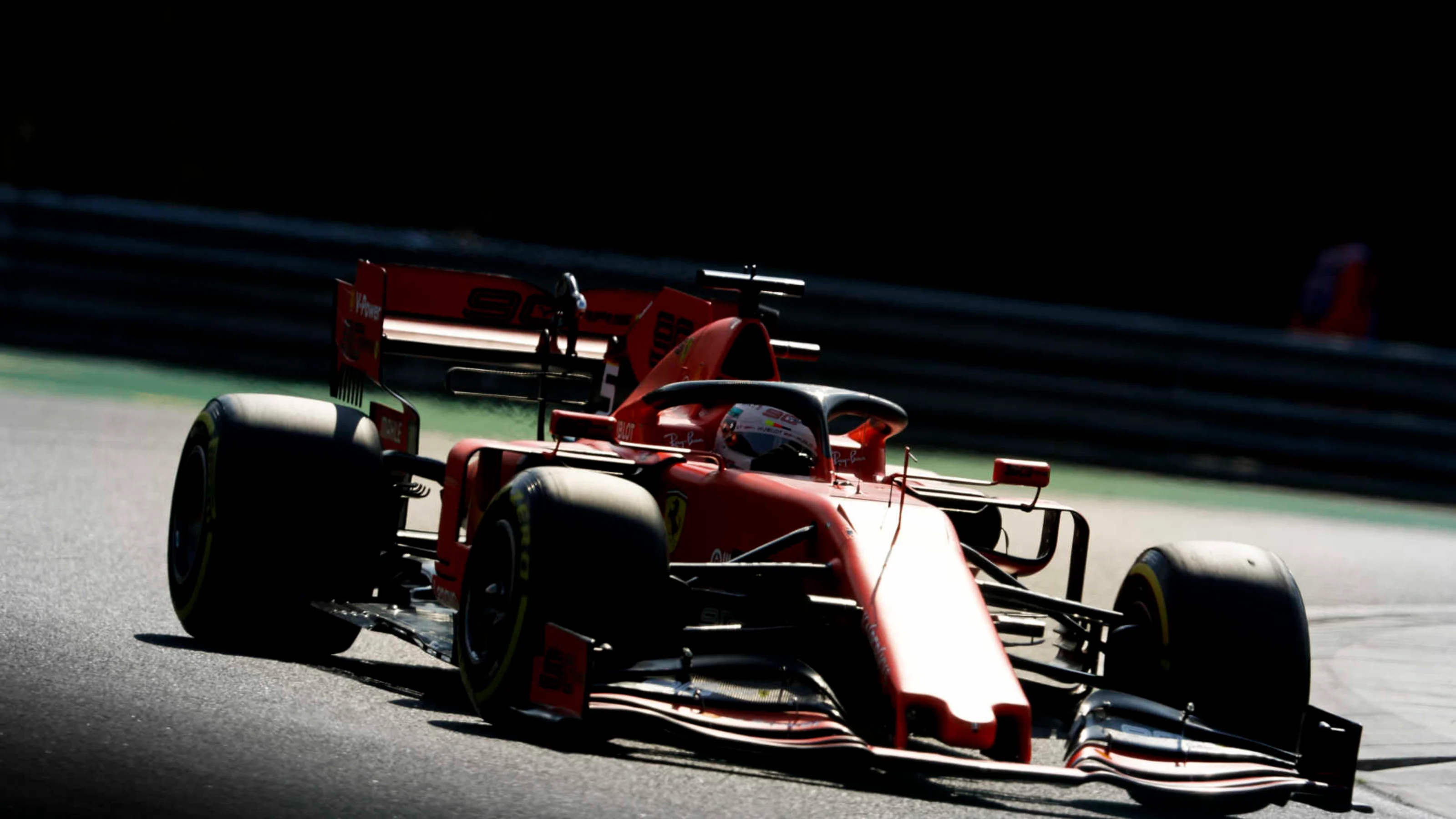 HUNGARORING, HUNGARY - AUGUST 03: Sebastian Vettel, Ferrari SF90 during the Hungarian GP at