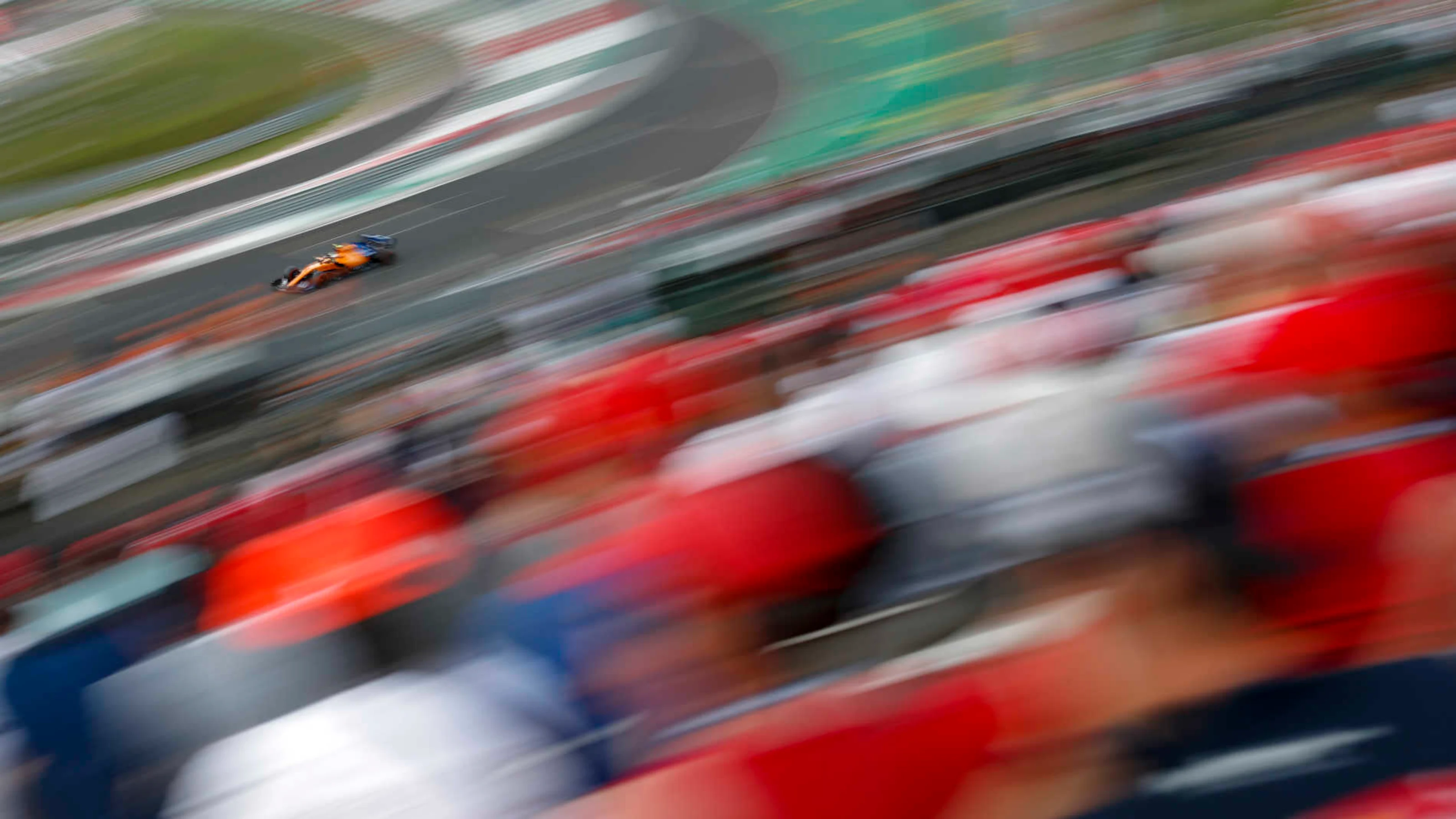 HUNGARORING, HUNGARY - AUGUST 03: Lando Norris, McLaren MCL34 during the Hungarian GP at