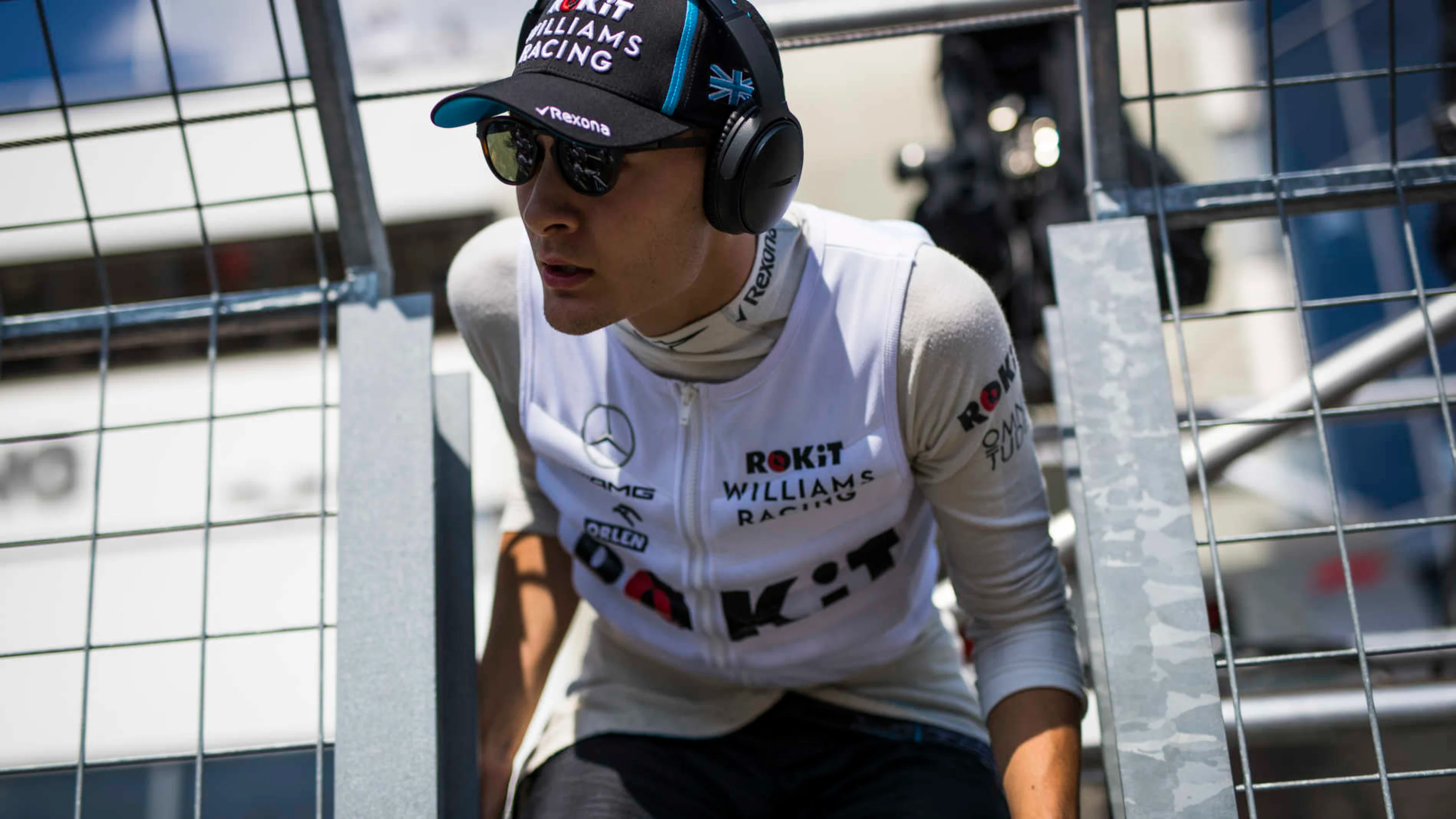 HUNGARORING, HUNGARY - AUGUST 04: George Russell, Williams Racing during the Hungarian GP at