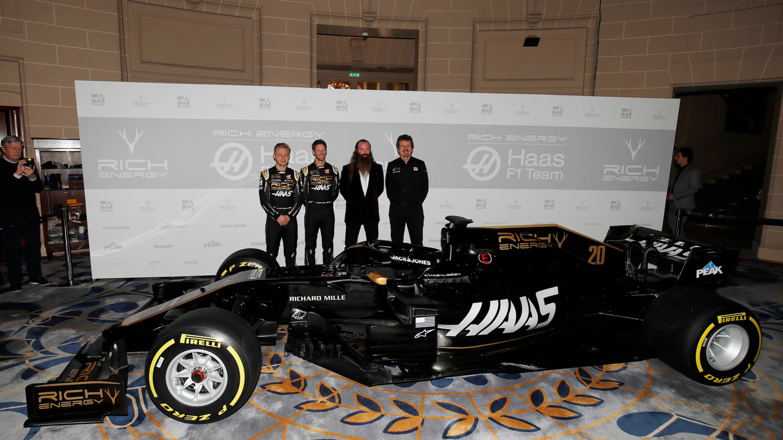 THE ROYAL AUTOMOBILE CLUB, UNITED KINGDOM - FEBRUARY 07: Kevin Magnussen, Haas F1 Team, Romain