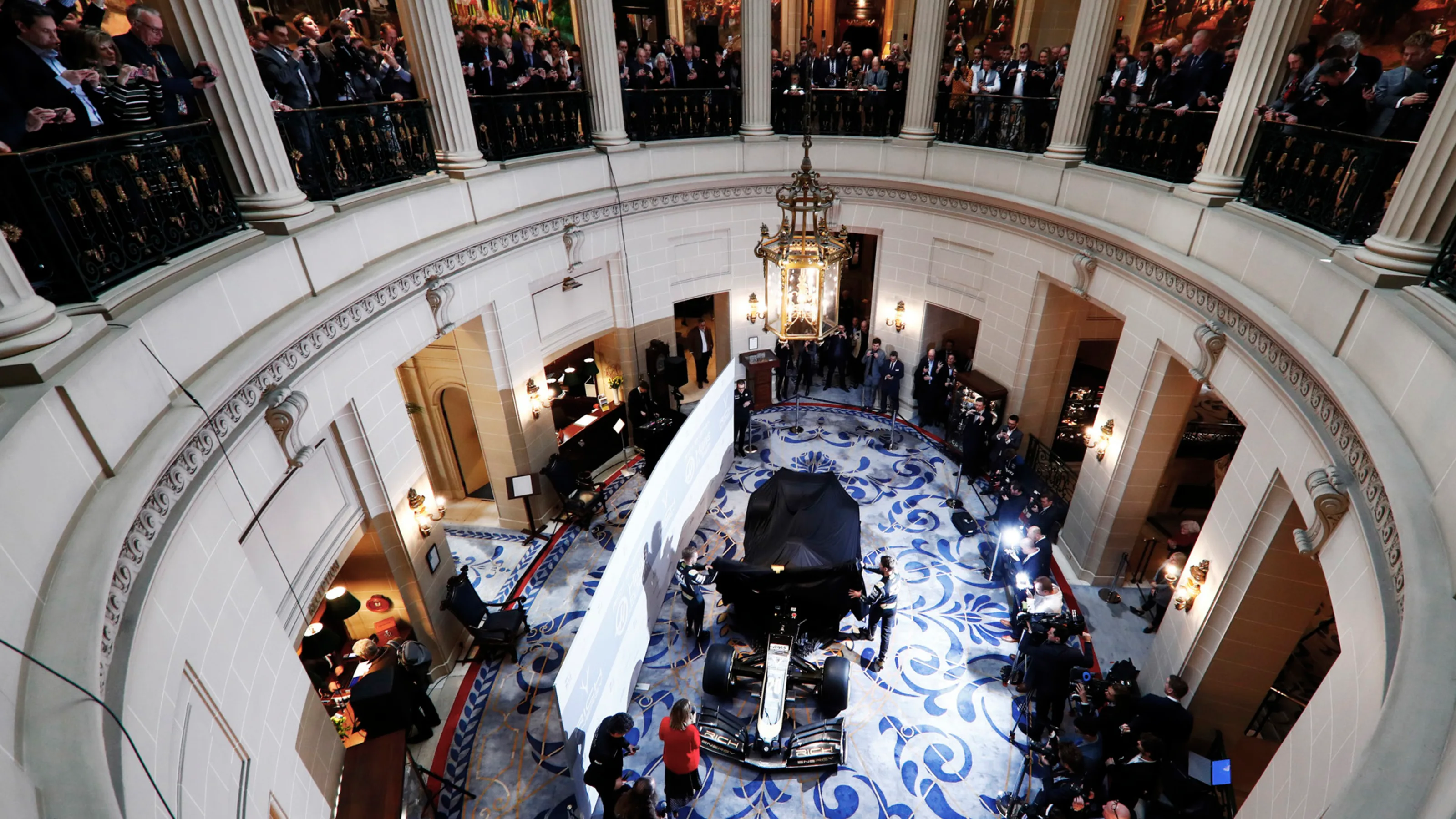 THE ROYAL AUTOMOBILE CLUB, UNITED KINGDOM - FEBRUARY 07: Kevin Magnussen, Haas F1 Team and Romain