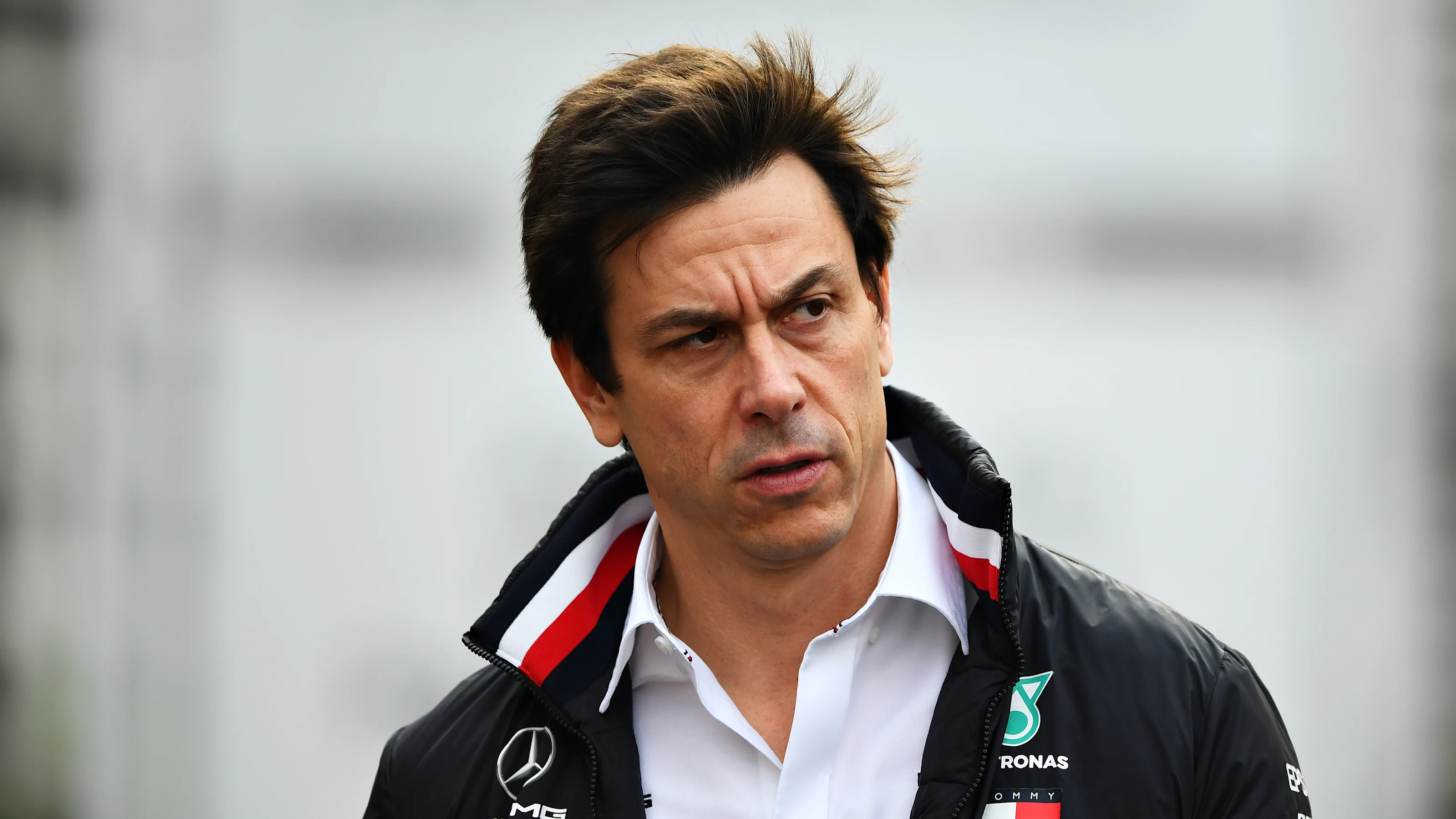 MEXICO CITY, MEXICO - OCTOBER 25: Mercedes GP Executive Director Toto Wolff walks in the Paddock