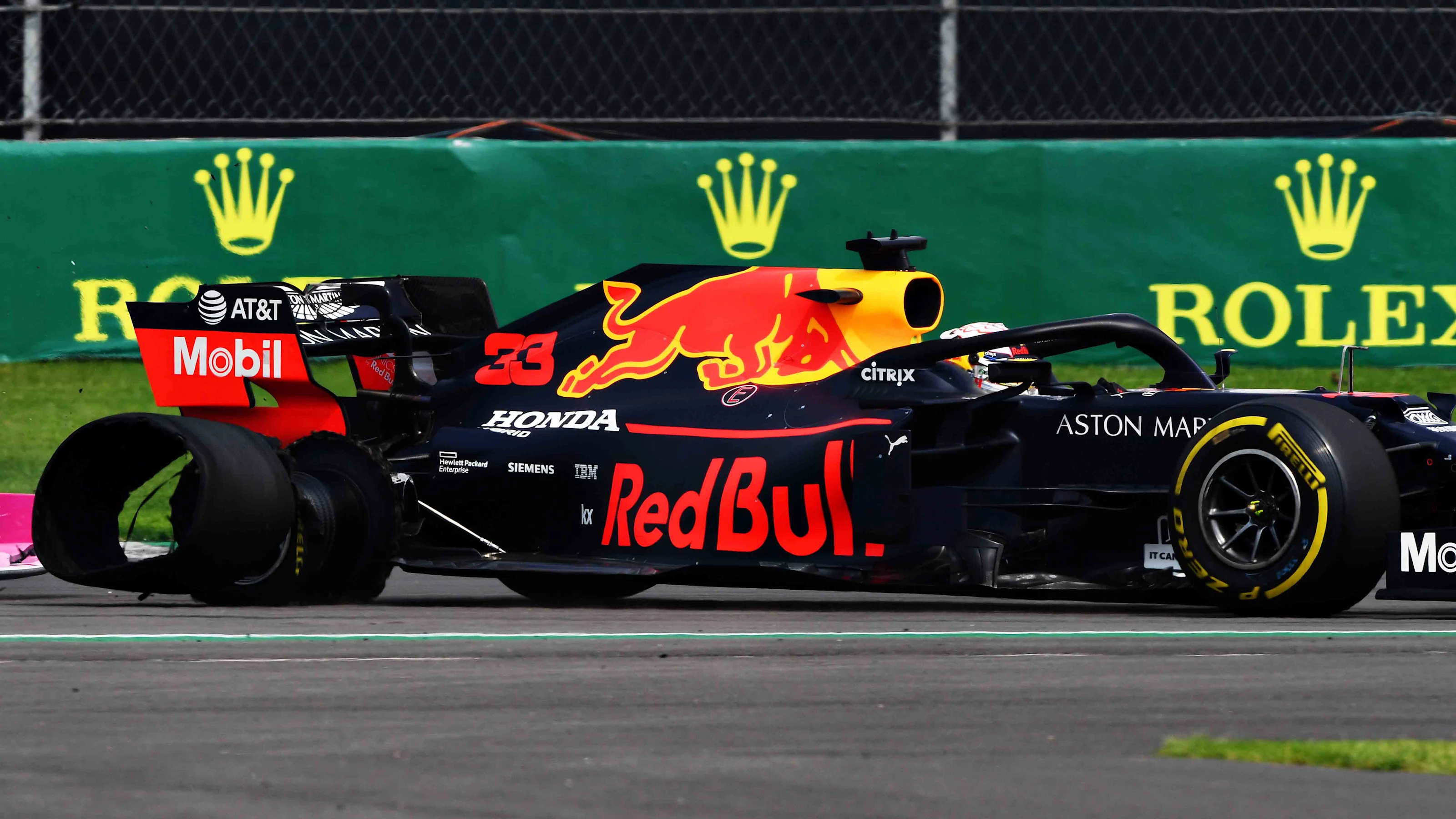 MEXICO CITY, MEXICO - OCTOBER 27: Max Verstappen of the Netherlands driving the (33) Aston Martin