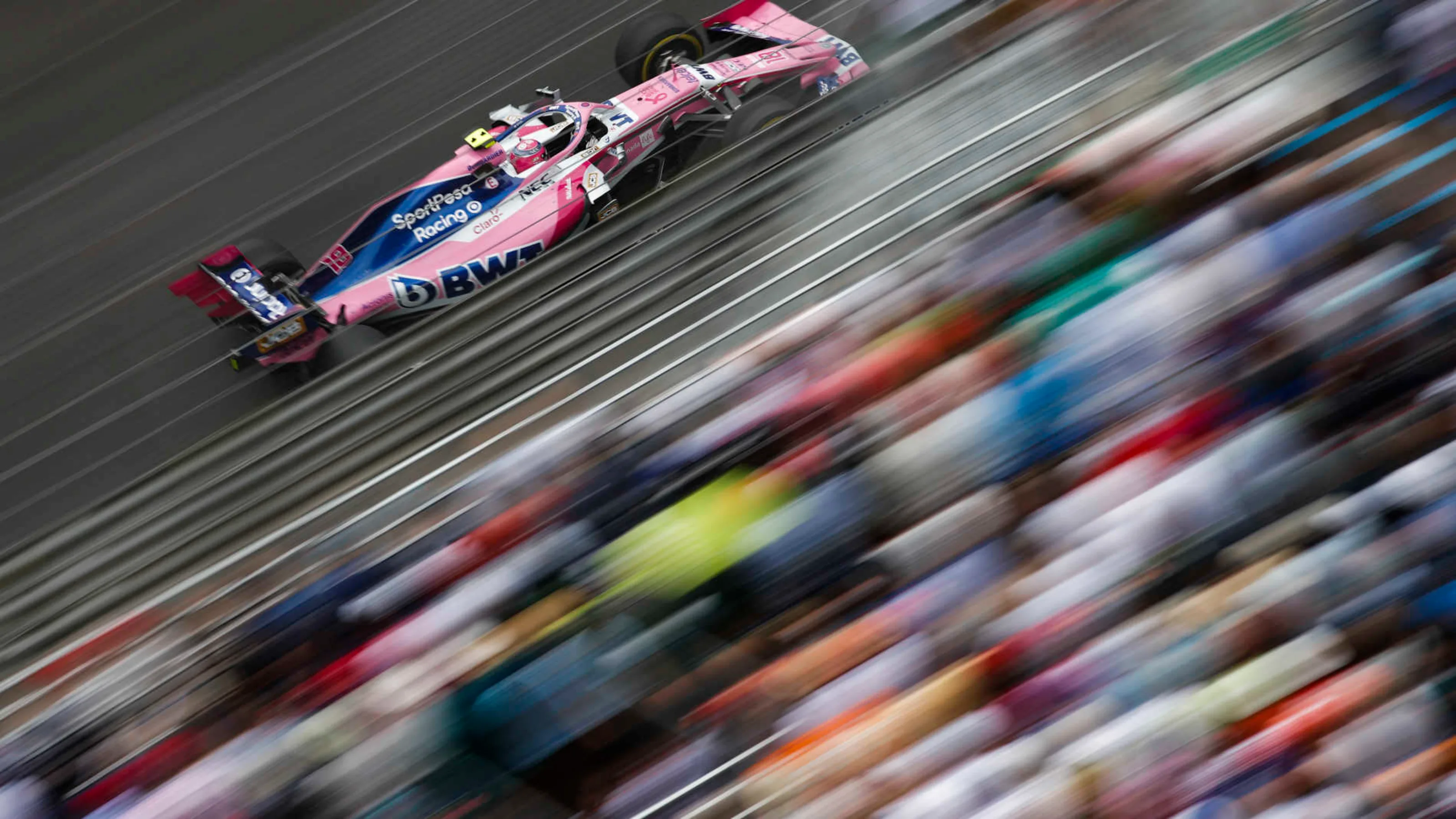 MONTE CARLO, MONACO - MAY 26: Lance Stroll, Racing Point RP19 during the Monaco GP at Monte Carlo
