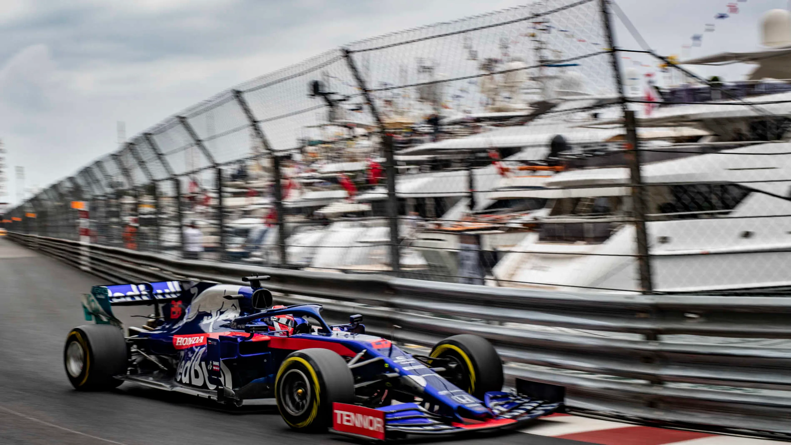 MONTE CARLO, MONACO - MAY 23: Daniil Kvyat, Toro Rosso STR14 during the Monaco GP at Monte Carlo on