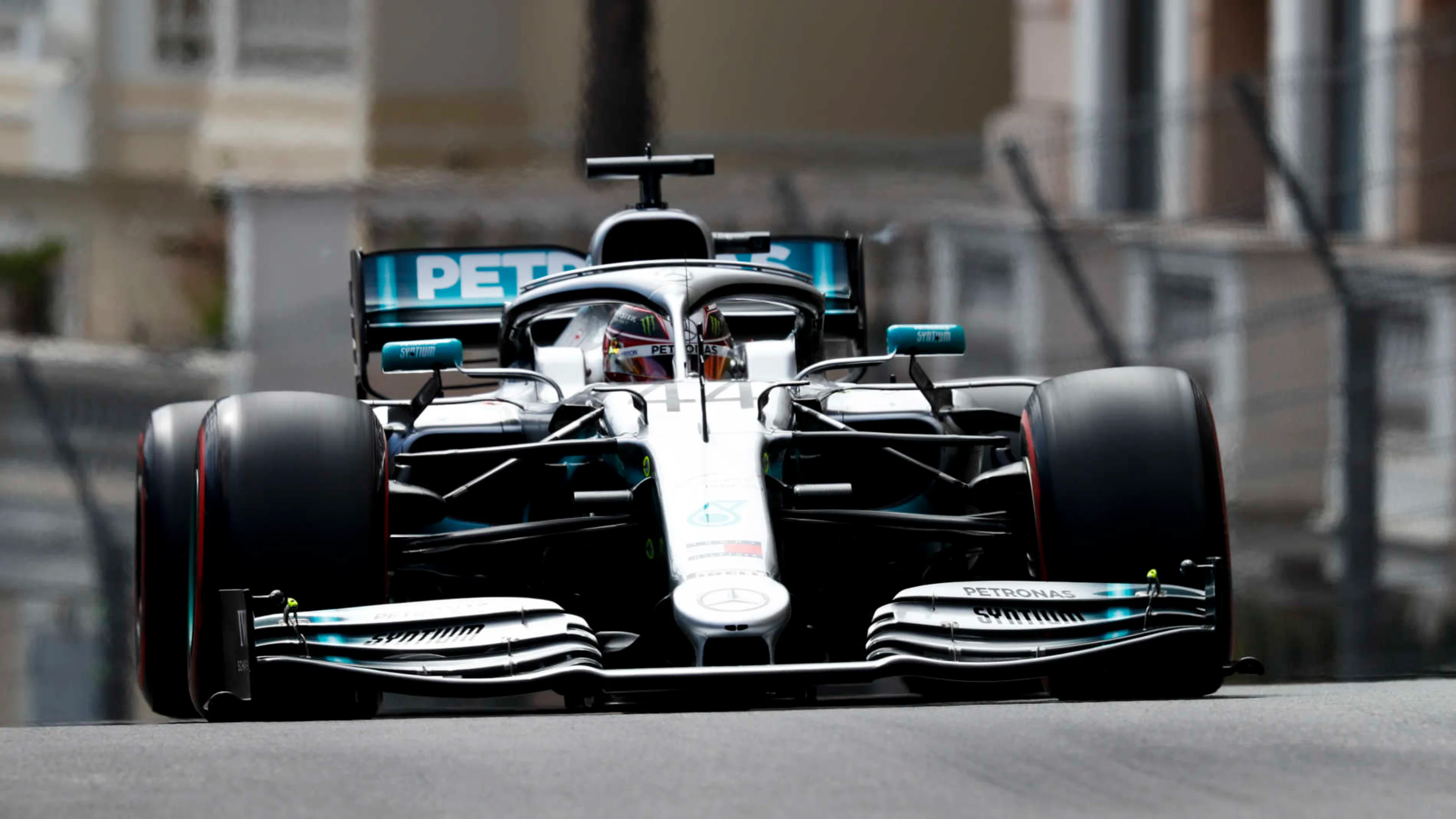 MONTE CARLO, MONACO - MAY 23: Lewis Hamilton, Mercedes AMG F1 W10 during the Monaco GP at Monte