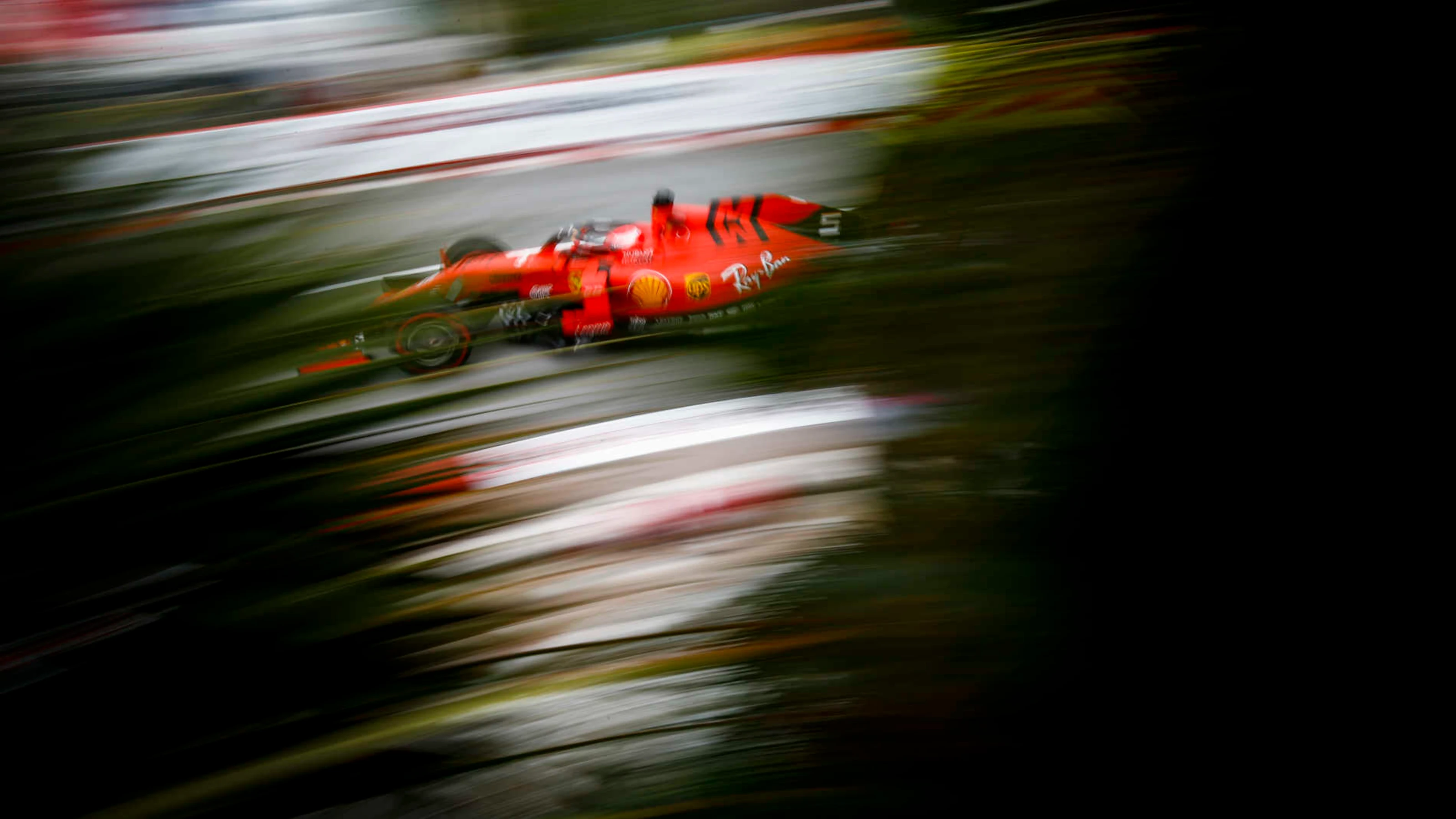 MONTE CARLO, MONACO - MAY 23: Sebastian Vettel, Ferrari SF90 during the Monaco GP at Monte Carlo on
