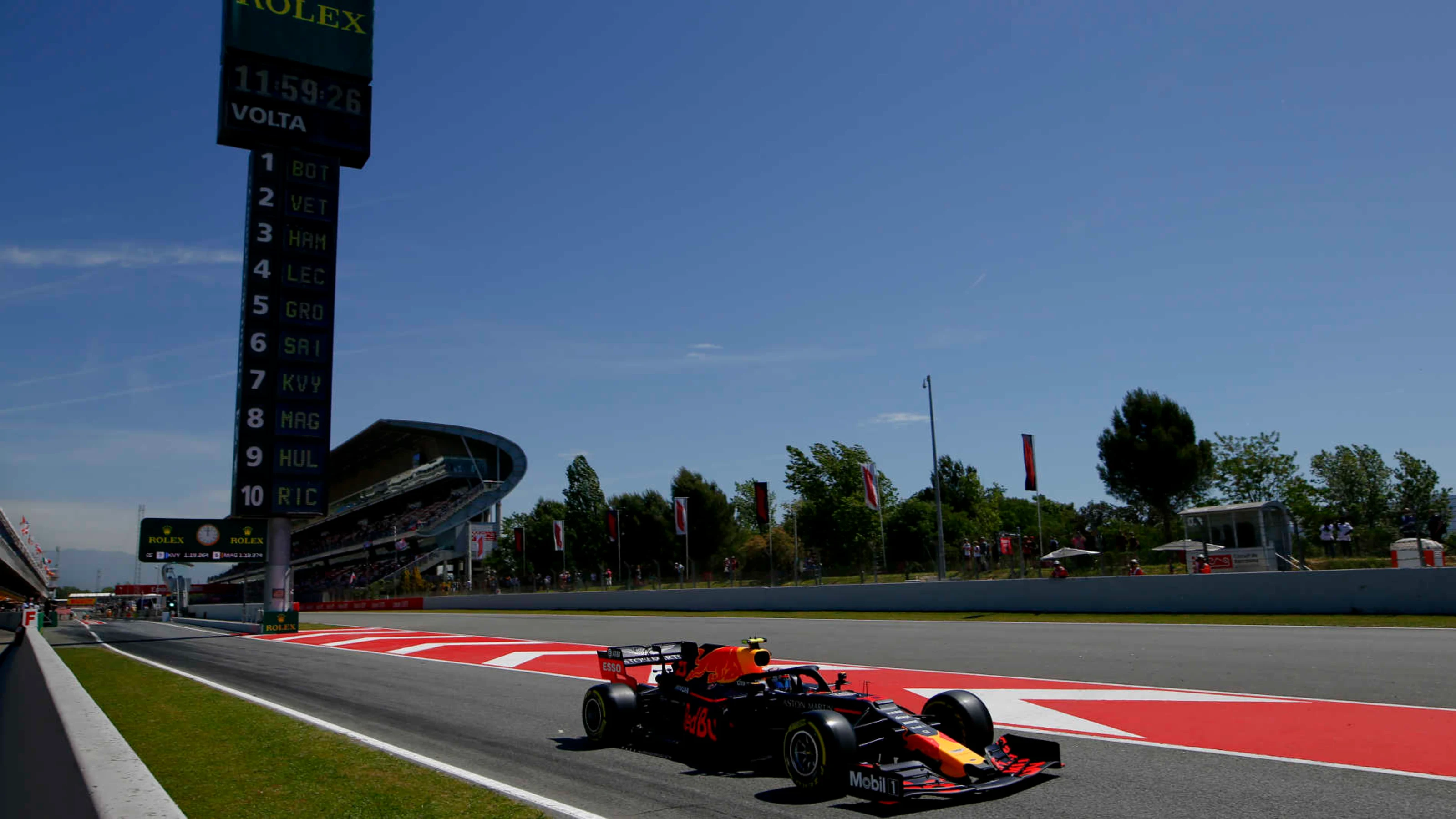 CIRCUIT DE BARCELONA-CATALUNYA, SPAIN - MAY 10: Pierre Gasly, Red Bull Racing RB15 during the