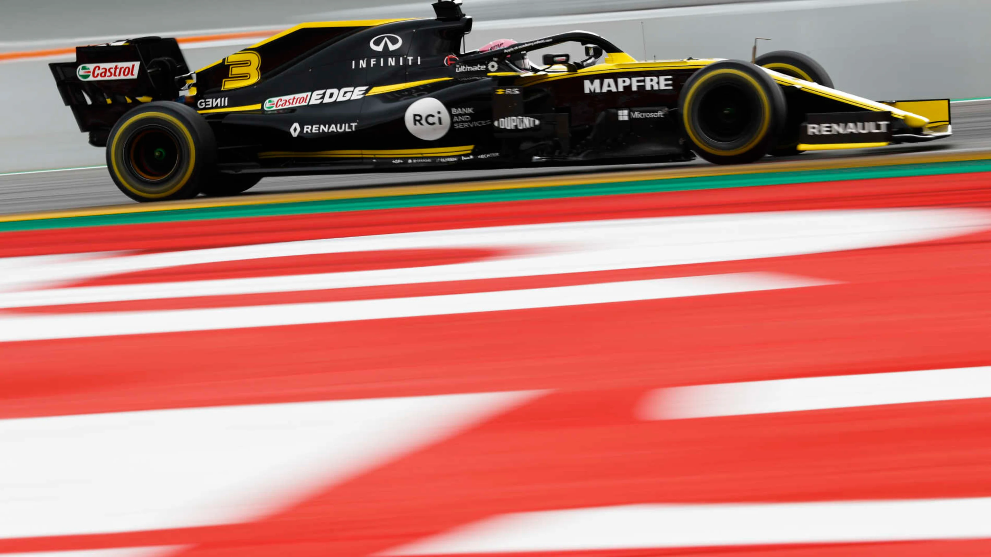 CIRCUIT DE BARCELONA-CATALUNYA, SPAIN - MAY 11: Daniel Ricciardo, Renault R.S.19 during the Spanish