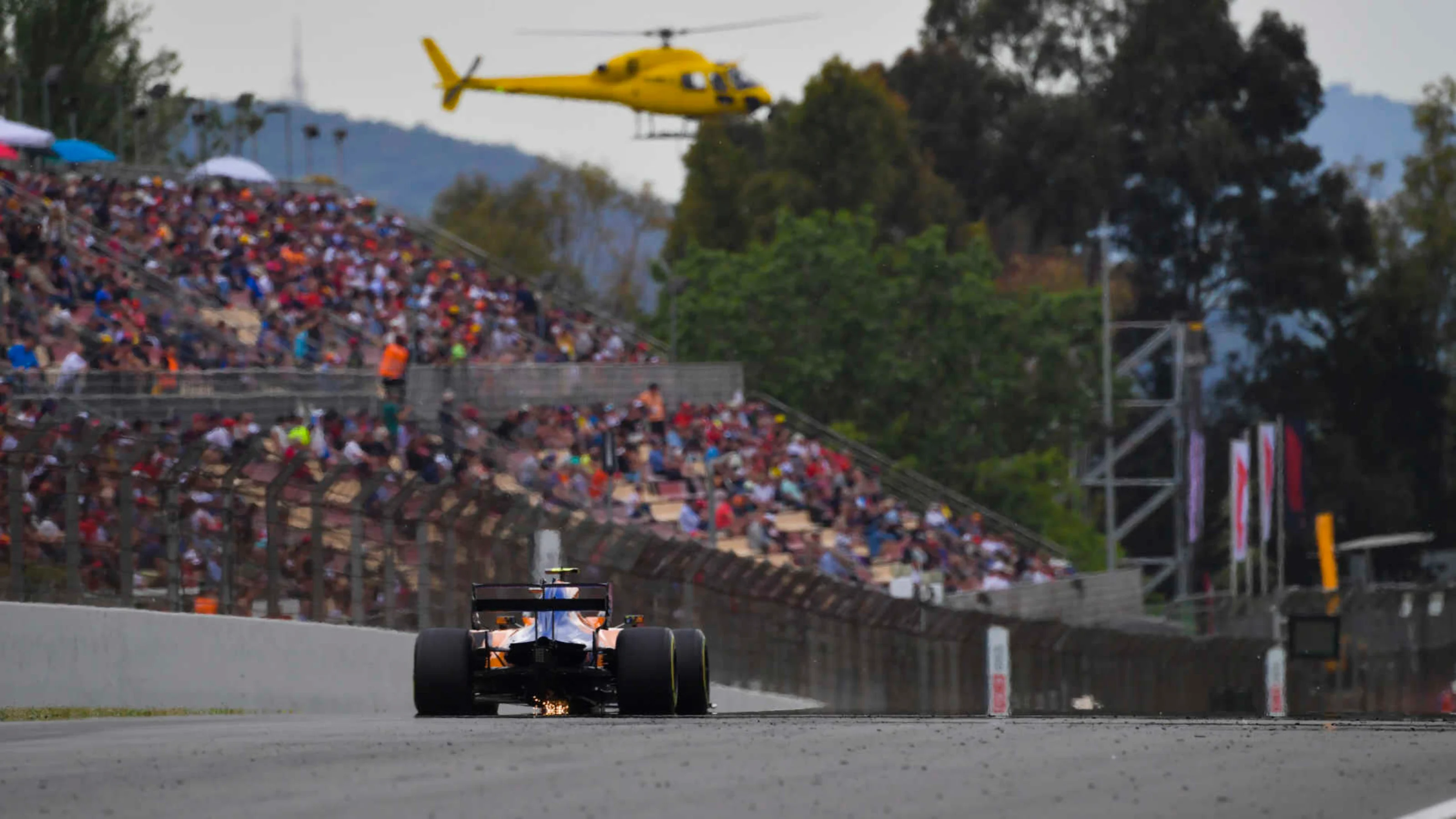 CIRCUIT DE BARCELONA-CATALUNYA, SPAIN - MAY 11: Lando Norris, McLaren MCL34 during the Spanish GP