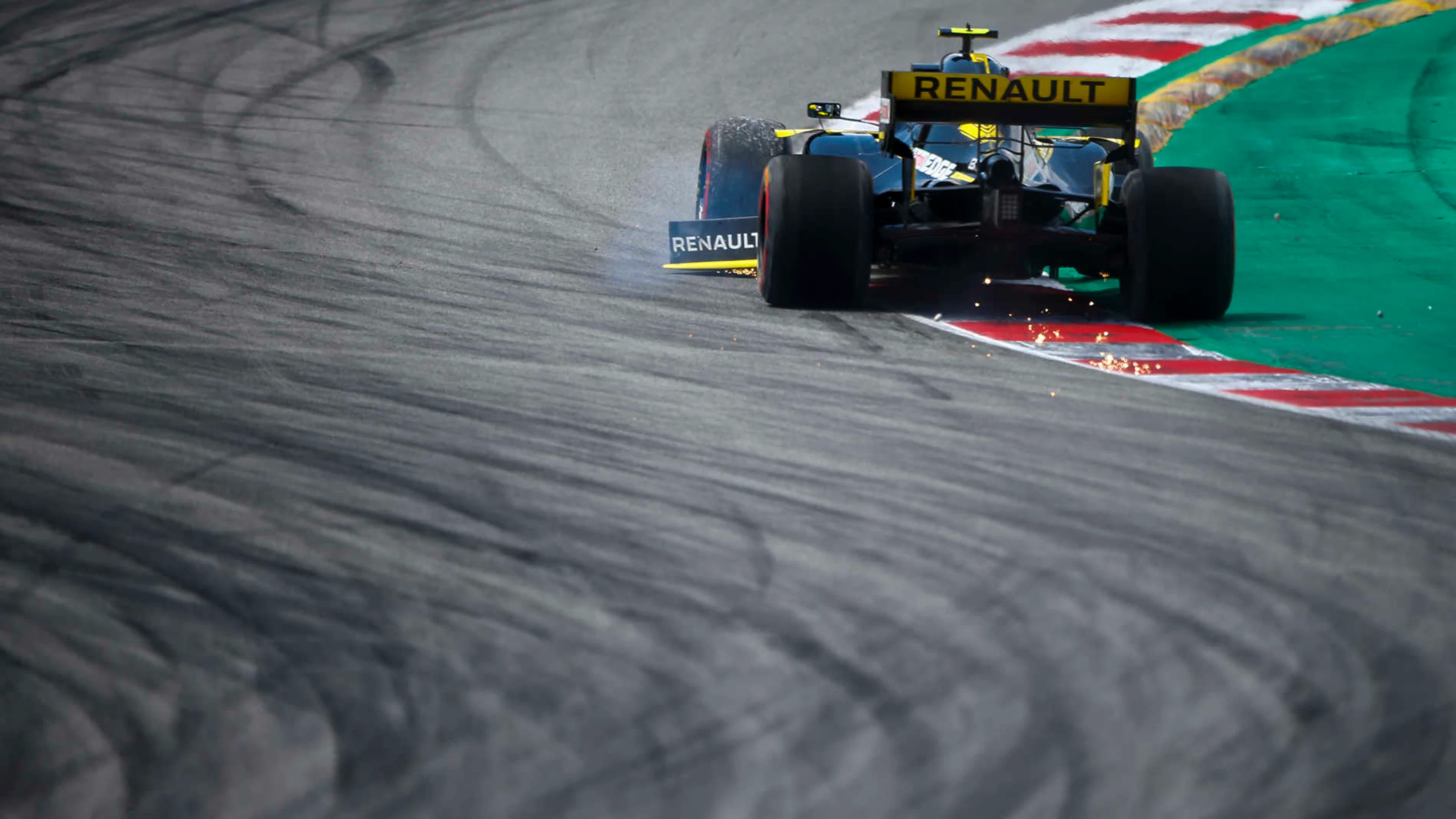 CIRCUIT DE BARCELONA-CATALUNYA, SPAIN - MAY 11: Nico Hulkenberg, Renault R.S. 19, heads to the pits