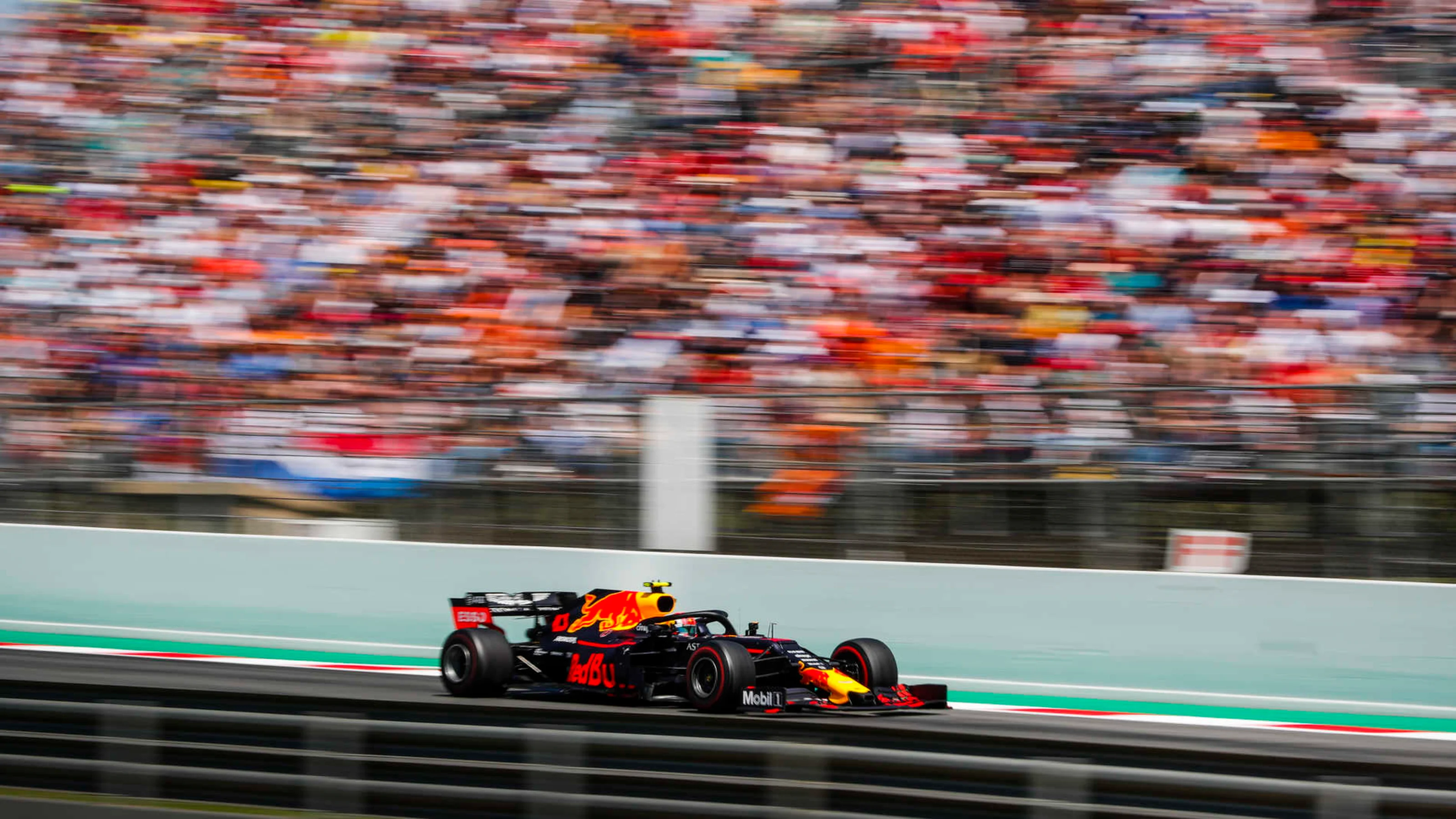 CIRCUIT DE BARCELONA-CATALUNYA, SPAIN - MAY 12: Pierre Gasly, Red Bull Racing RB15 during the