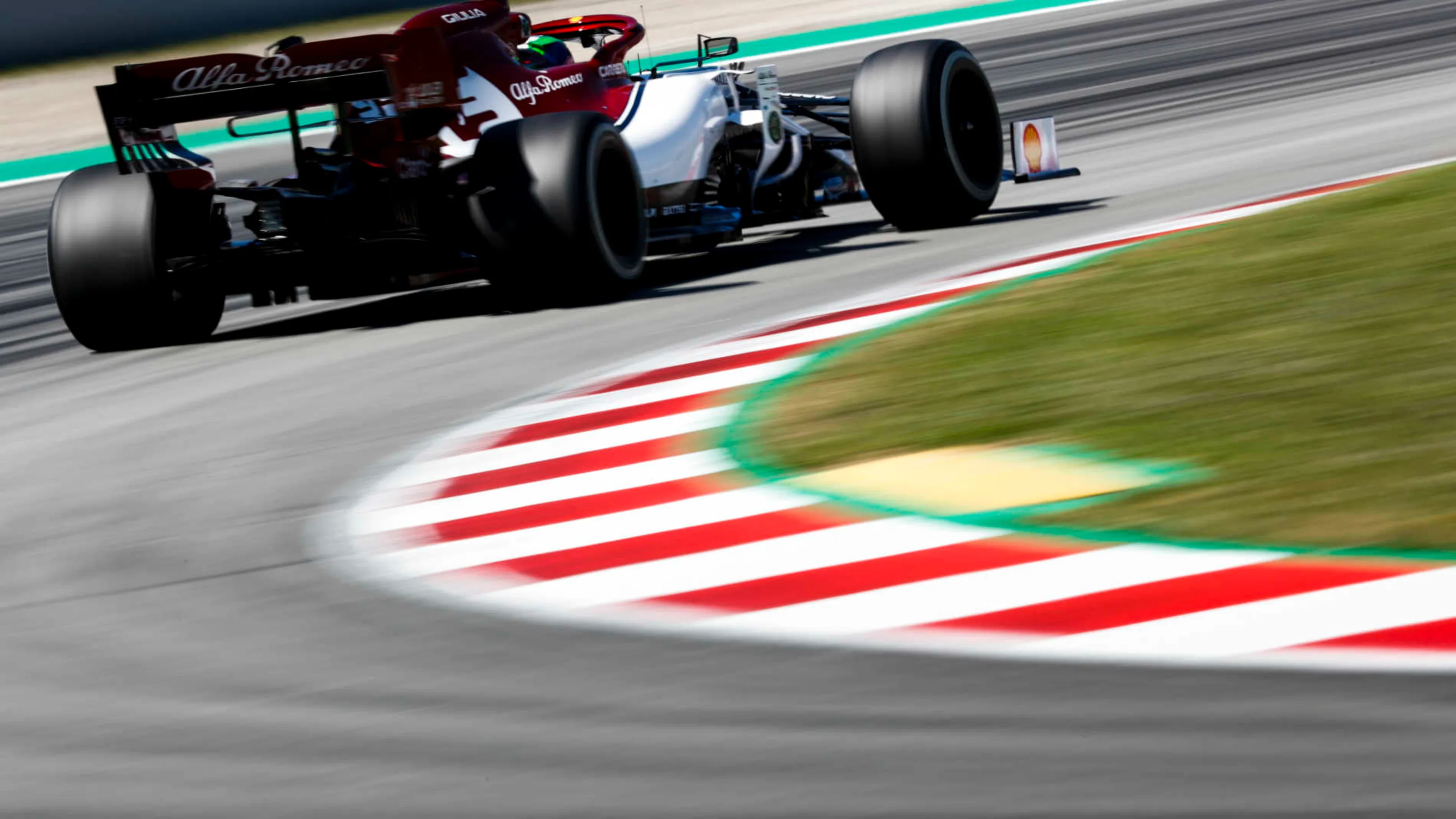 CIRCUIT DE BARCELONA-CATALUNYA, SPAIN - MAY 12: Antonio Giovinazzi, Alfa Romeo Racing C38 during