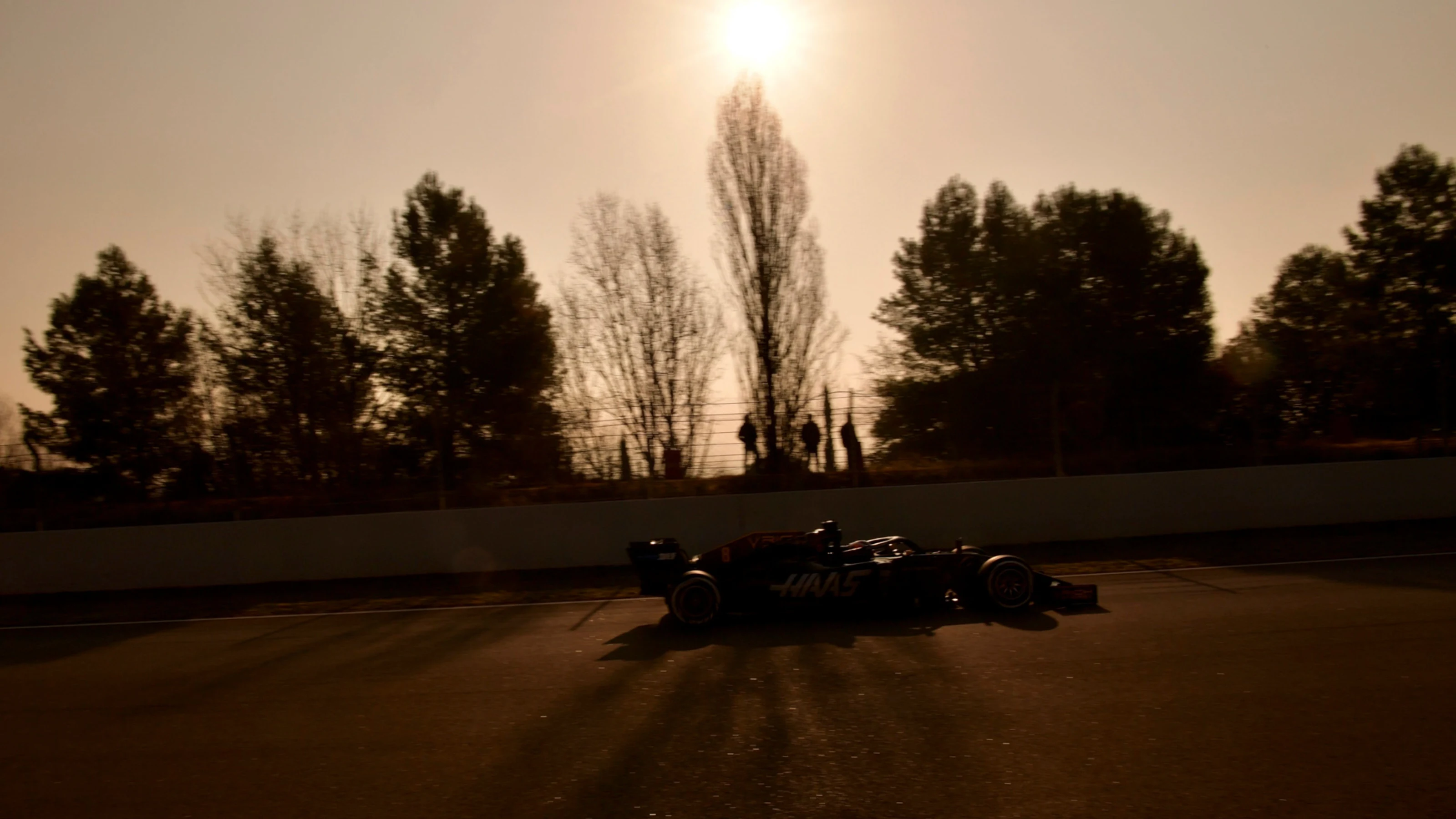 CIRCUIT DE BARCELONA-CATALUNYA, SPAIN - FEBRUARY 21: Romain Grosjean, Haas F1 Team VF-19 during the