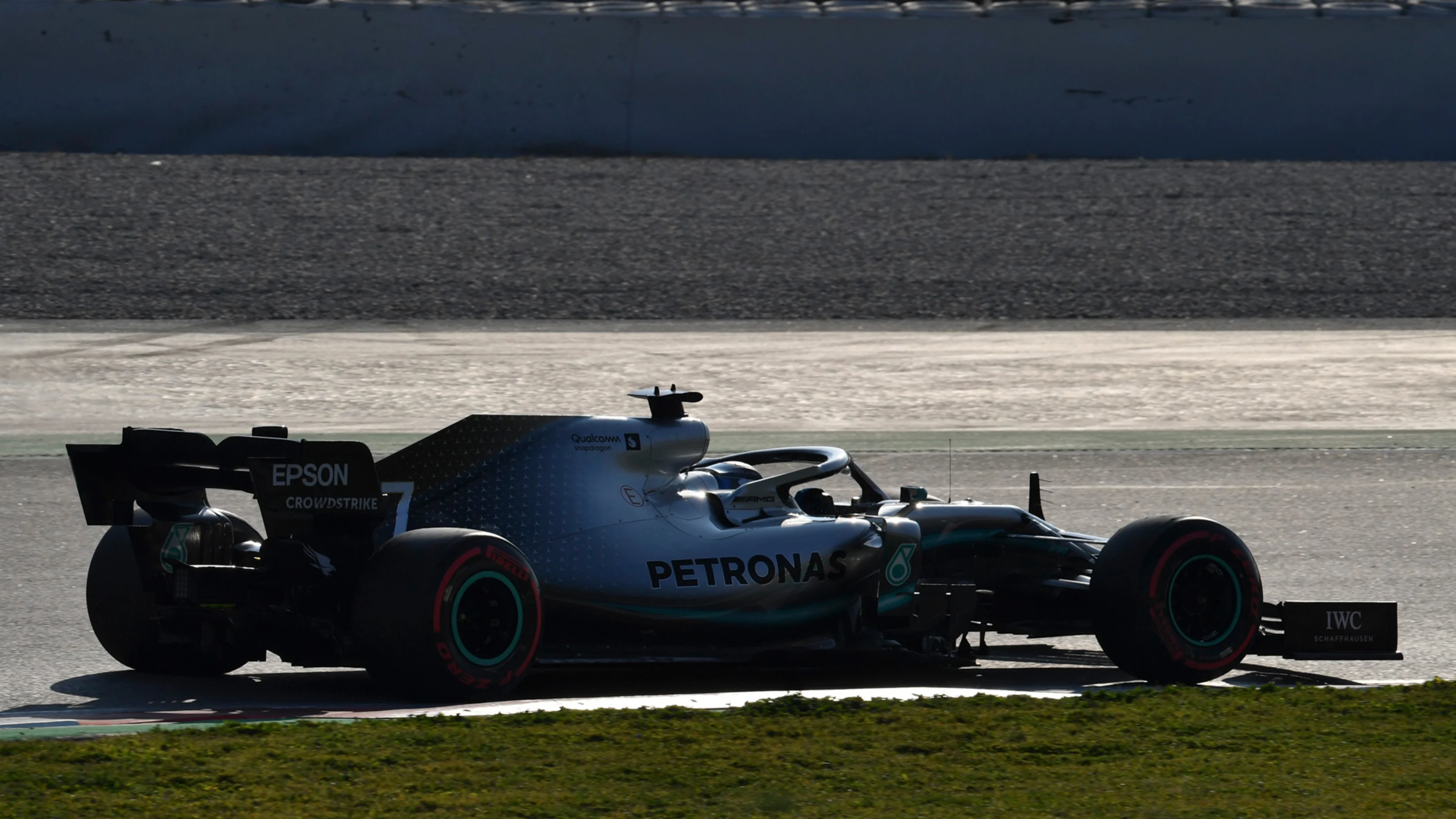 CIRCUIT DE BARCELONA-CATALUNYA, SPAIN - FEBRUARY 21: Valtteri Bottas, Mercedes-AMG F1 W10 EQ Power+