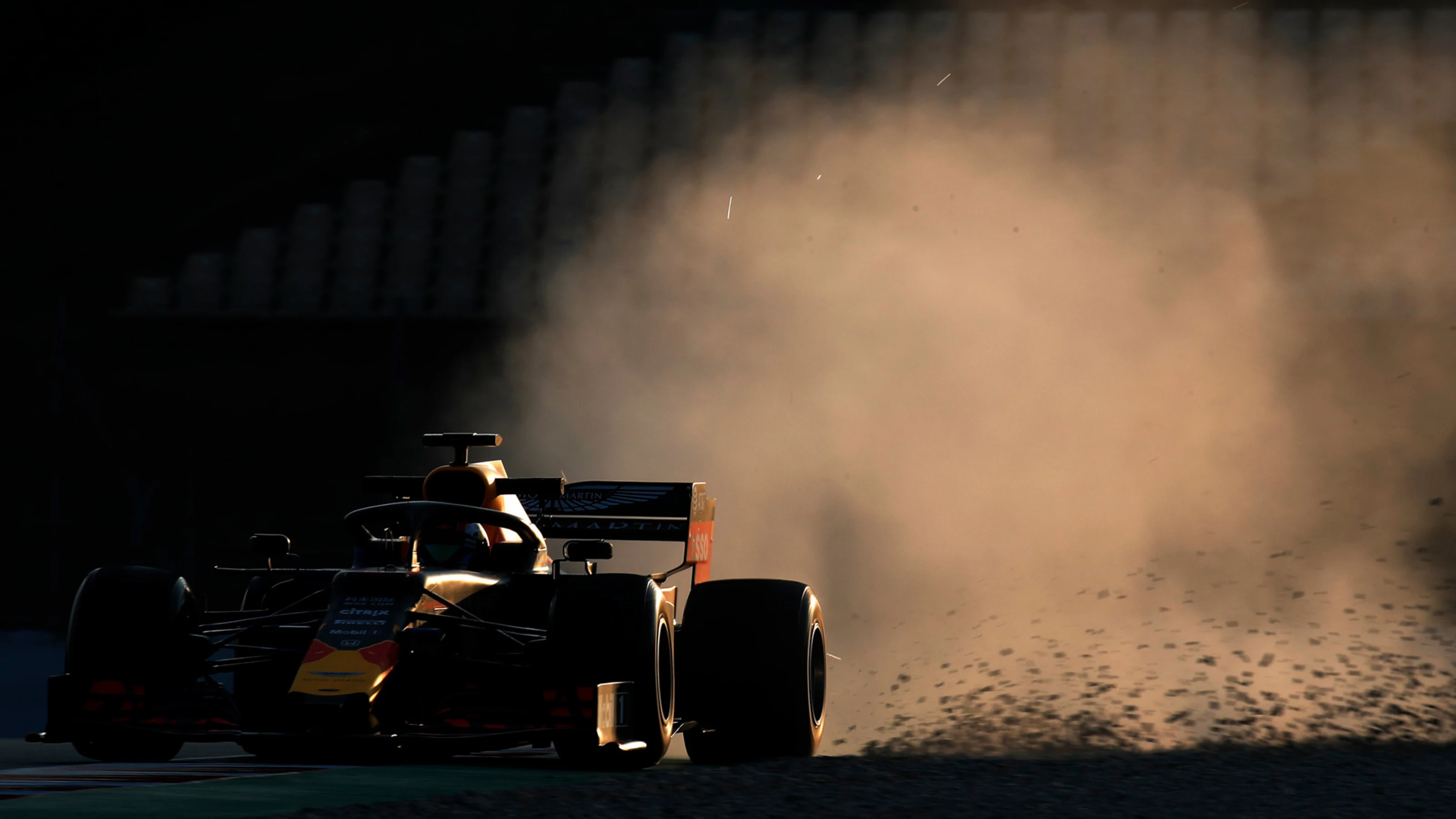 CIRCUIT DE BARCELONA-CATALUNYA, SPAIN - FEBRUARY 21: Pierre Gasly, Red Bull Racing RB15 during the