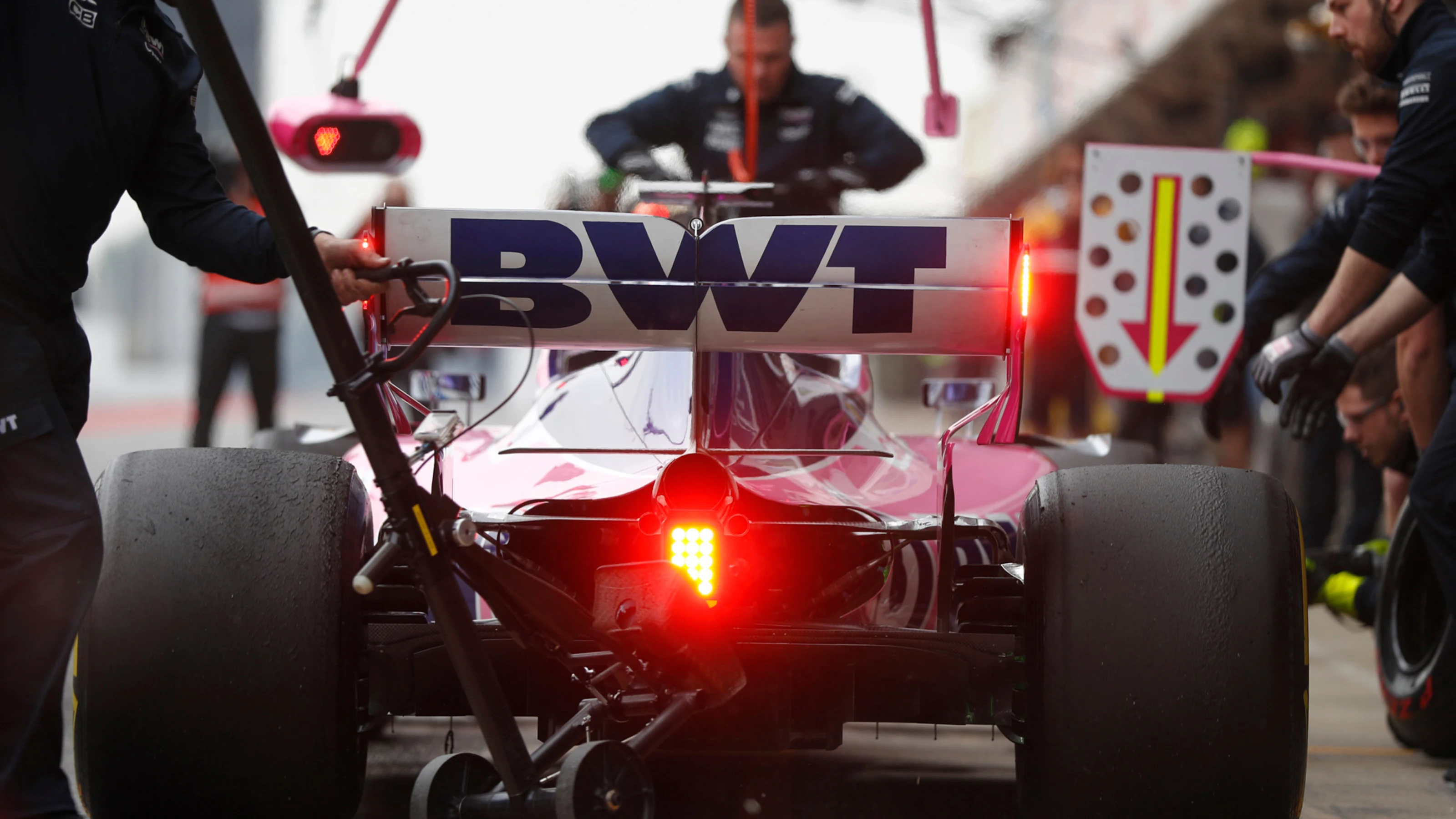 CIRCUIT DE BARCELONA-CATALUNYA, SPAIN - FEBRUARY 20: Sergio Perez, SportPesa Racing Point F1 Team