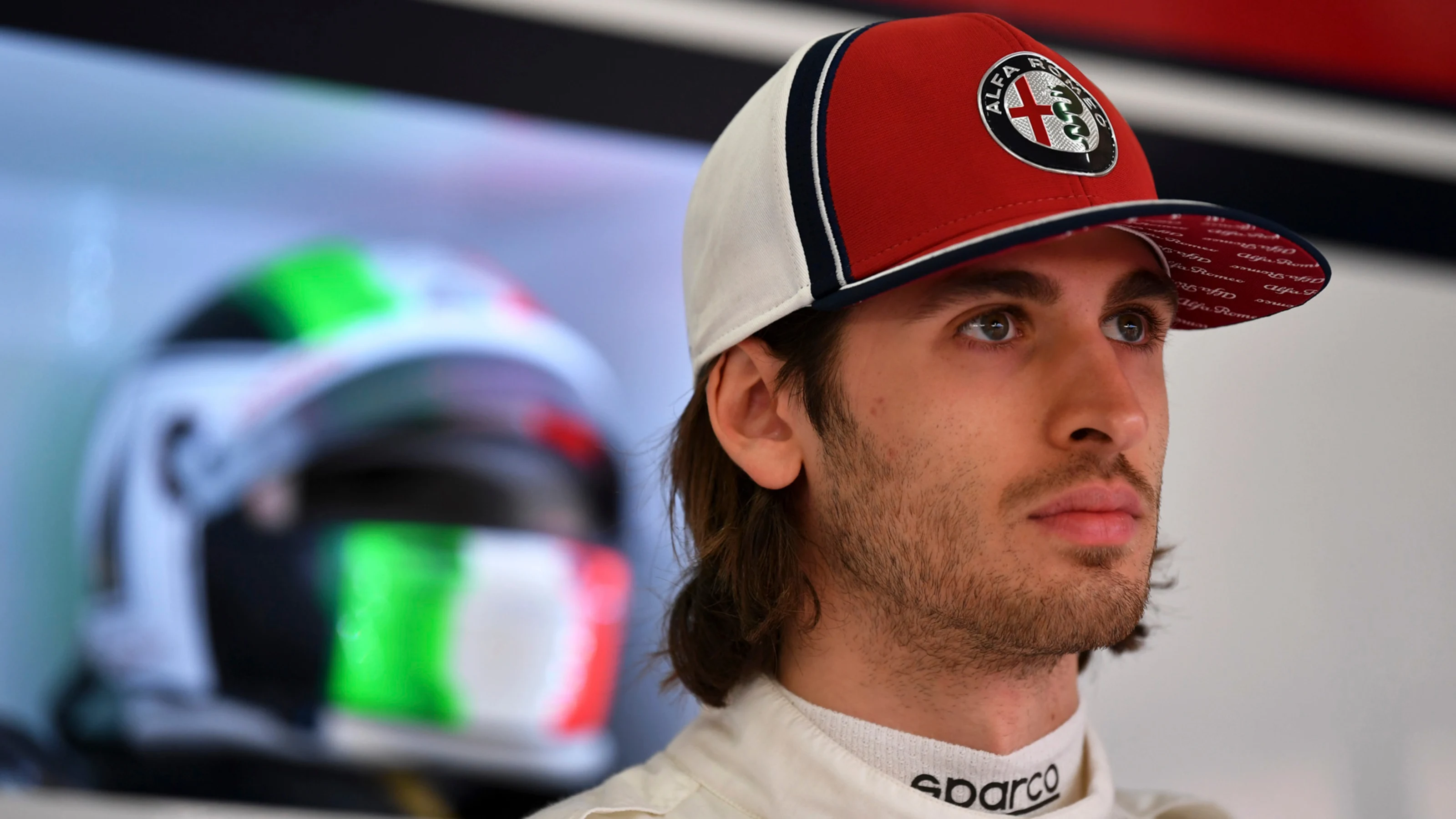 CIRCUIT DE BARCELONA-CATALUNYA, SPAIN - FEBRUARY 19: Antonio Giovinazzi, Alfa Romeo Racing during