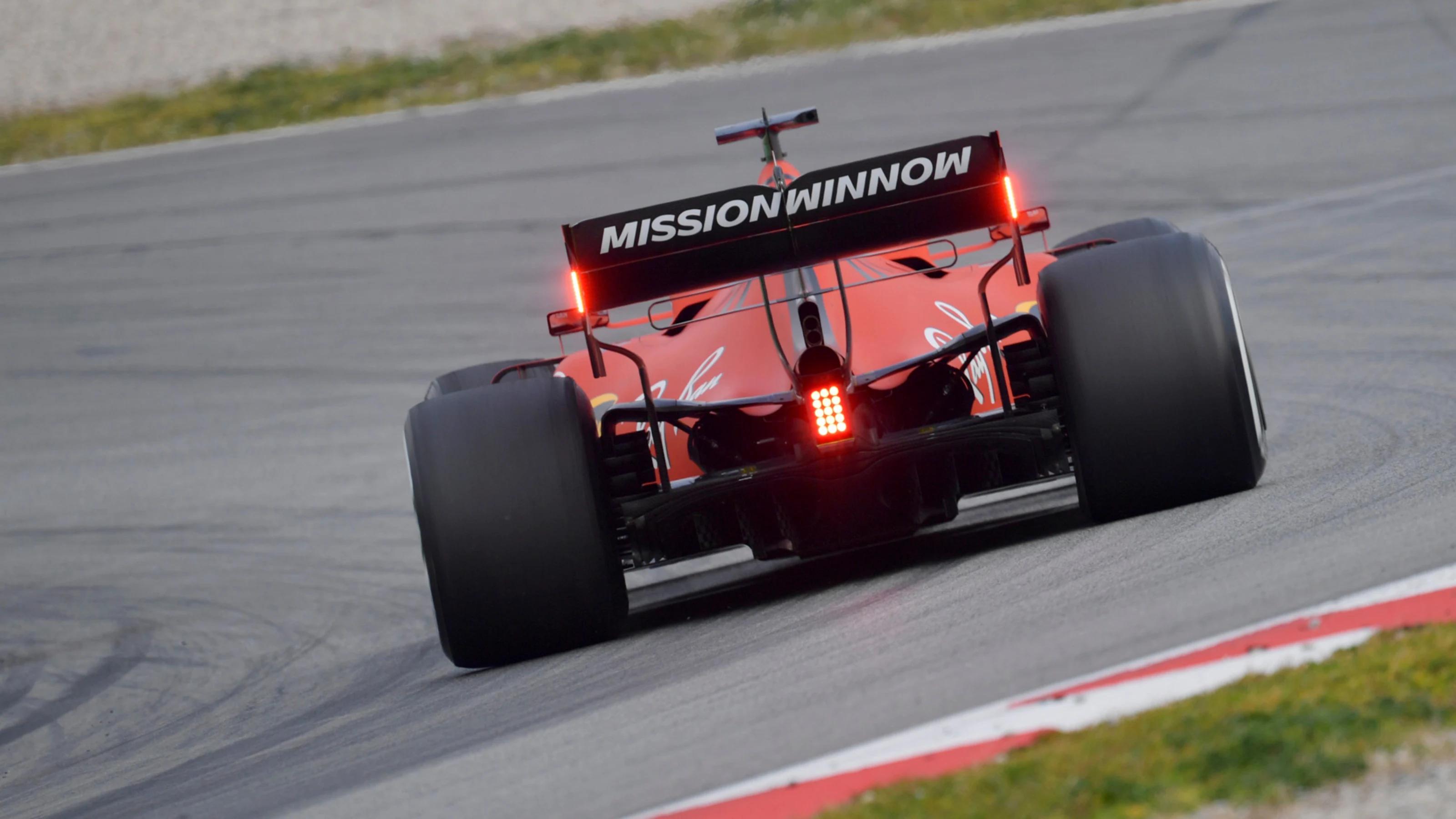 CIRCUIT DE BARCELONA-CATALUNYA, SPAIN - FEBRUARY 19: Charles Leclerc, Ferrari SF90 during the