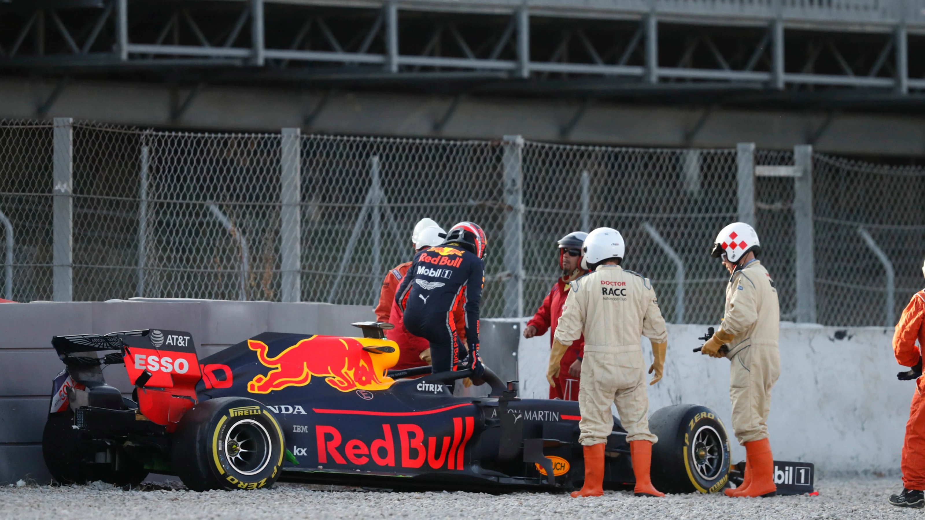 CIRCUIT DE BARCELONA-CATALUNYA, SPAIN - FEBRUARY 19: Pierre Gasly, Red Bull Racing RB15 in the