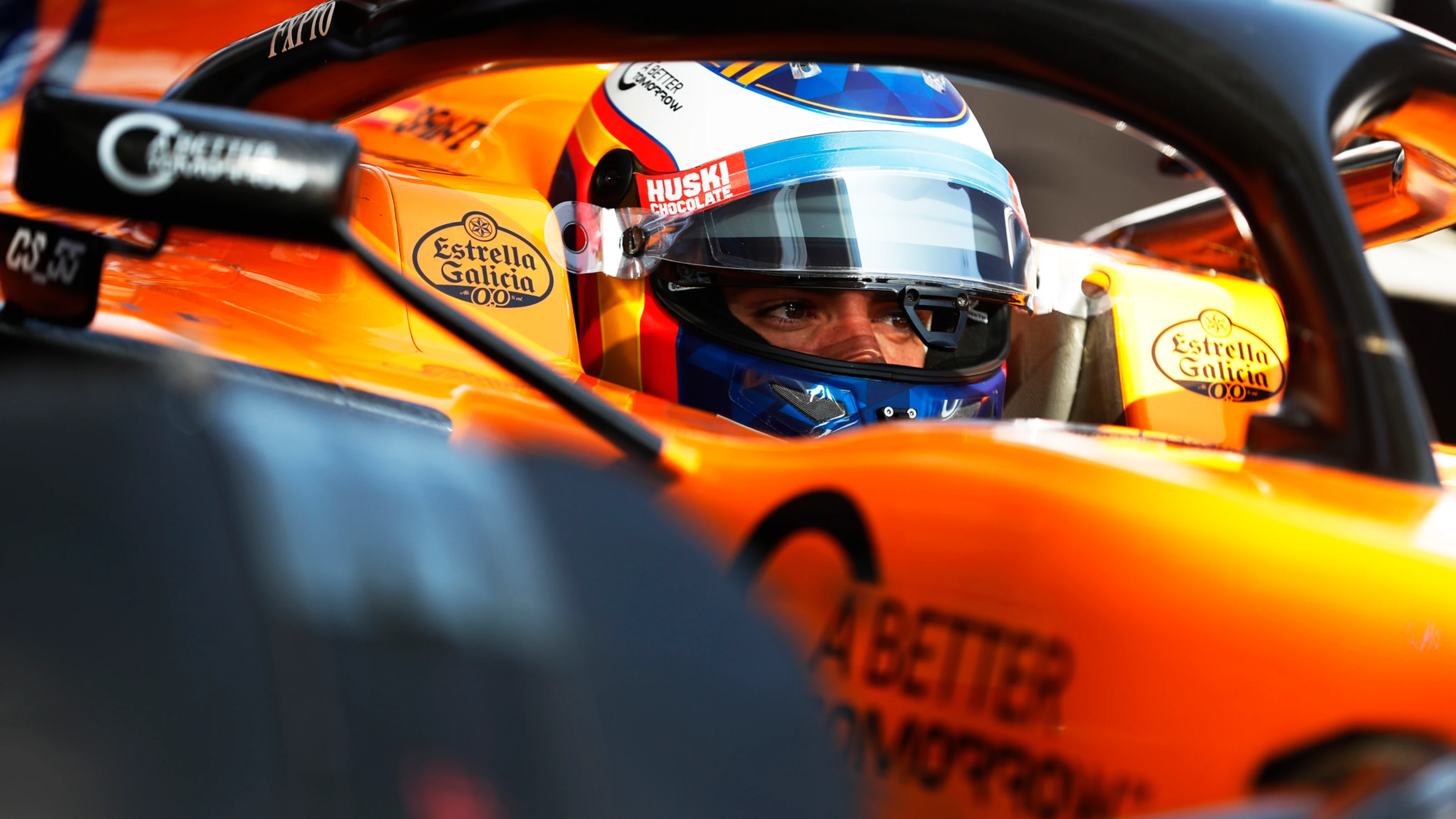 CIRCUIT DE BARCELONA-CATALUNYA, SPAIN - MARCH 01: Carlos Sainz Jr, McLaren MCL34 during the