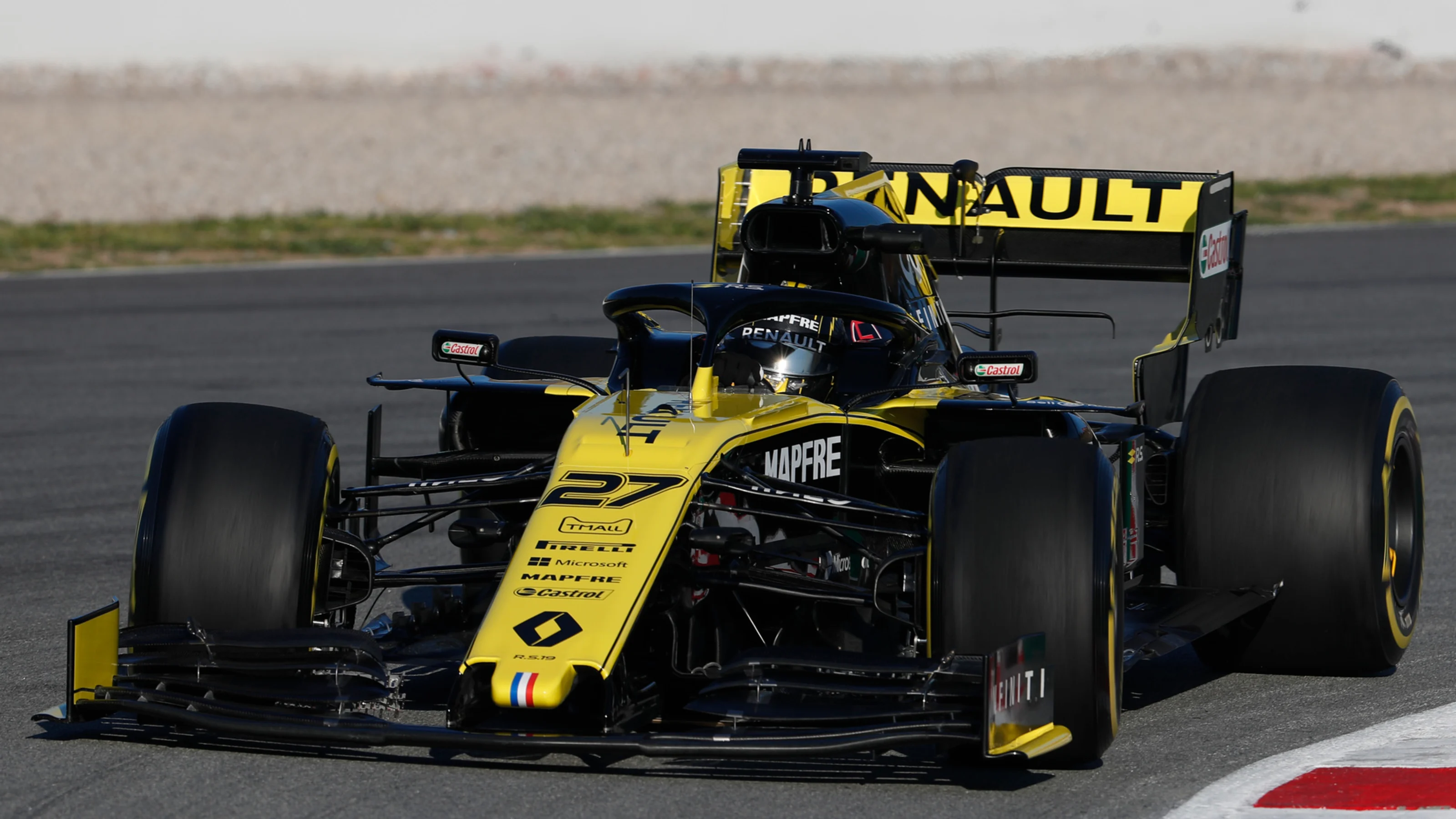 CIRCUIT DE BARCELONA-CATALUNYA, SPAIN - FEBRUARY 26: Nico Hulkenberg, Renault F1 Team R.S. 19