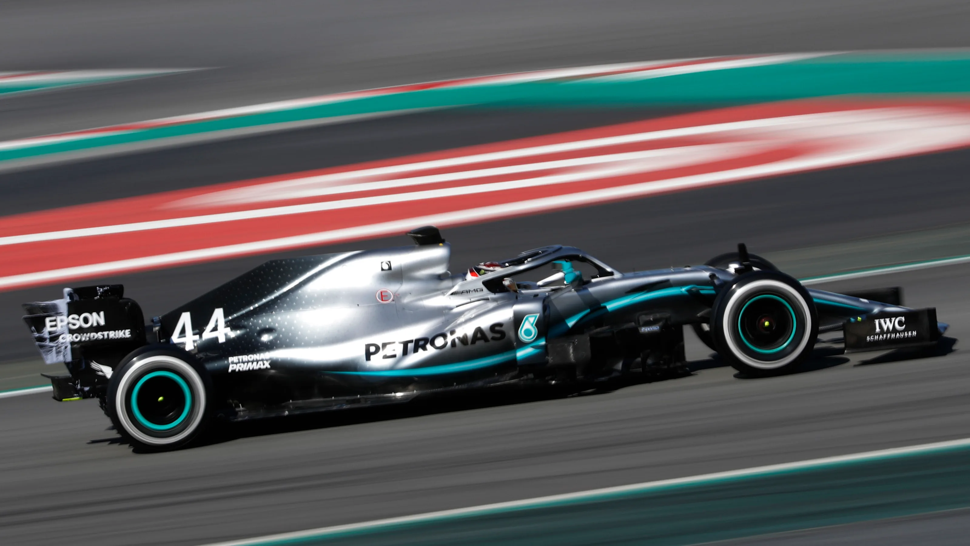CIRCUIT DE BARCELONA-CATALUNYA, SPAIN - FEBRUARY 26: Lewis Hamilton, Mercedes-AMG F1 W10 EQ Power+