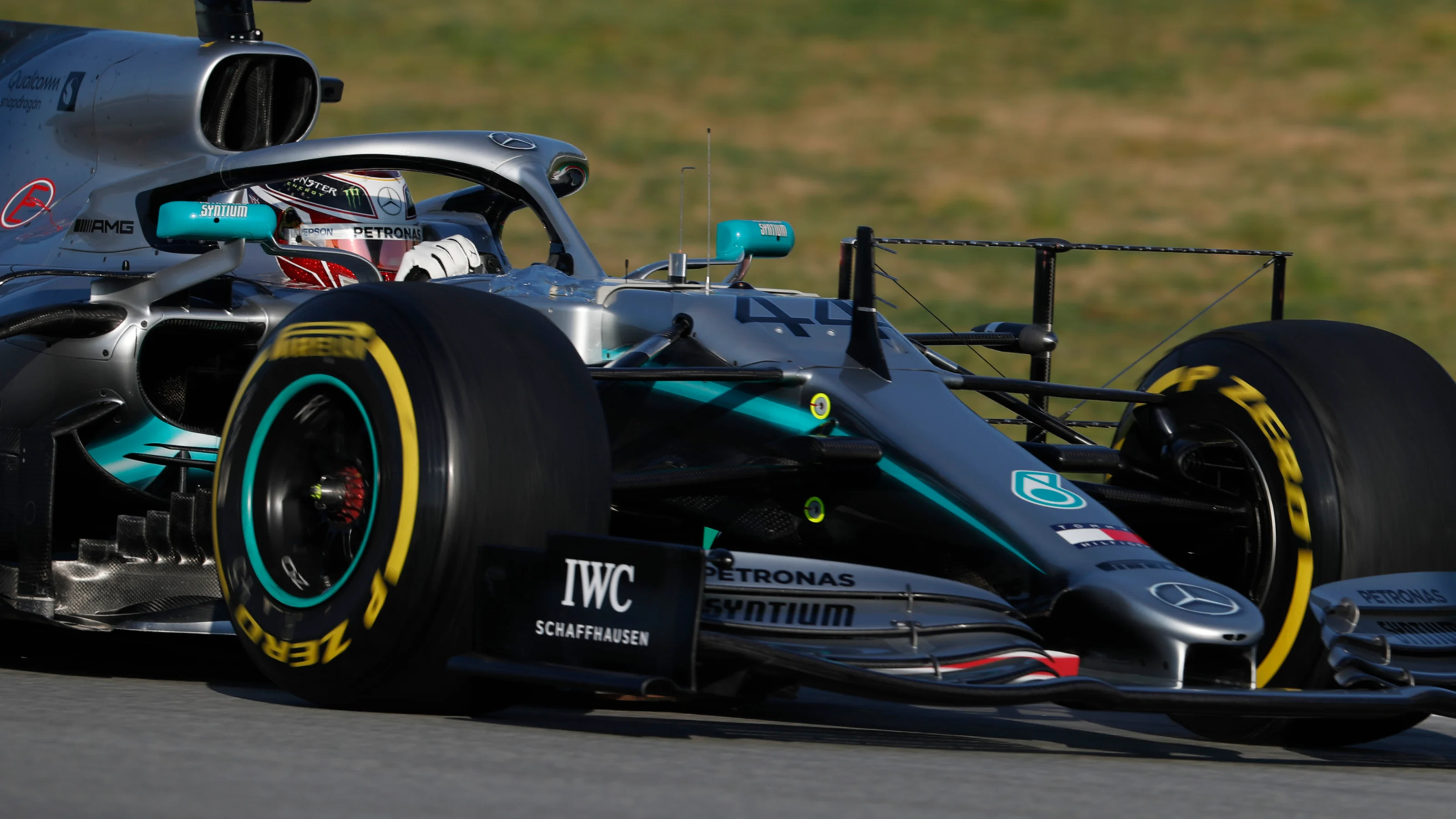 CIRCUIT DE BARCELONA-CATALUNYA, SPAIN - FEBRUARY 28: Lewis Hamilton, Mercedes-AMG F1 W10 EQ Power+