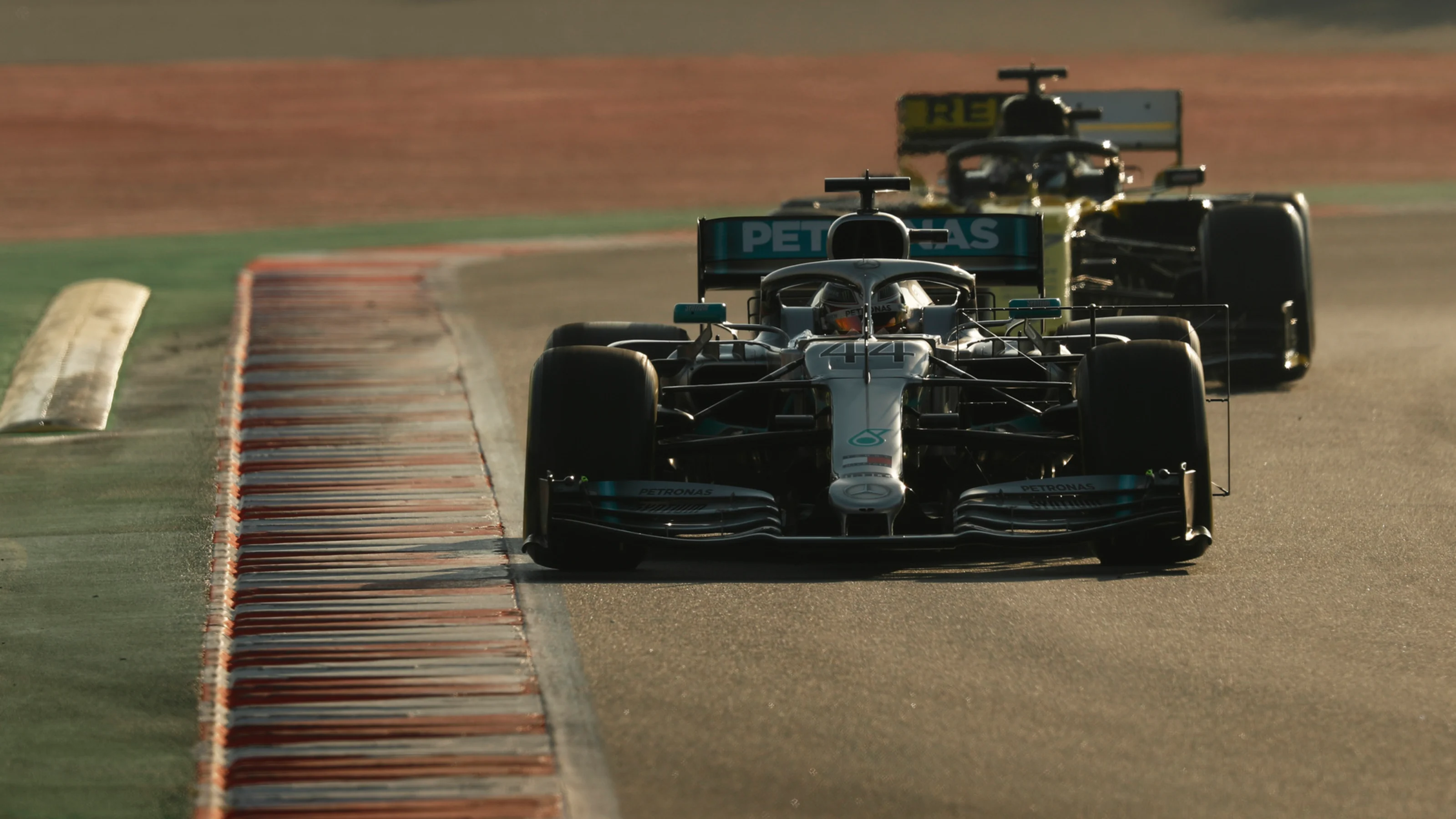 CIRCUIT DE BARCELONA-CATALUNYA, SPAIN - FEBRUARY 28: Lewis Hamilton, Mercedes-AMG F1 W10 EQ Power+