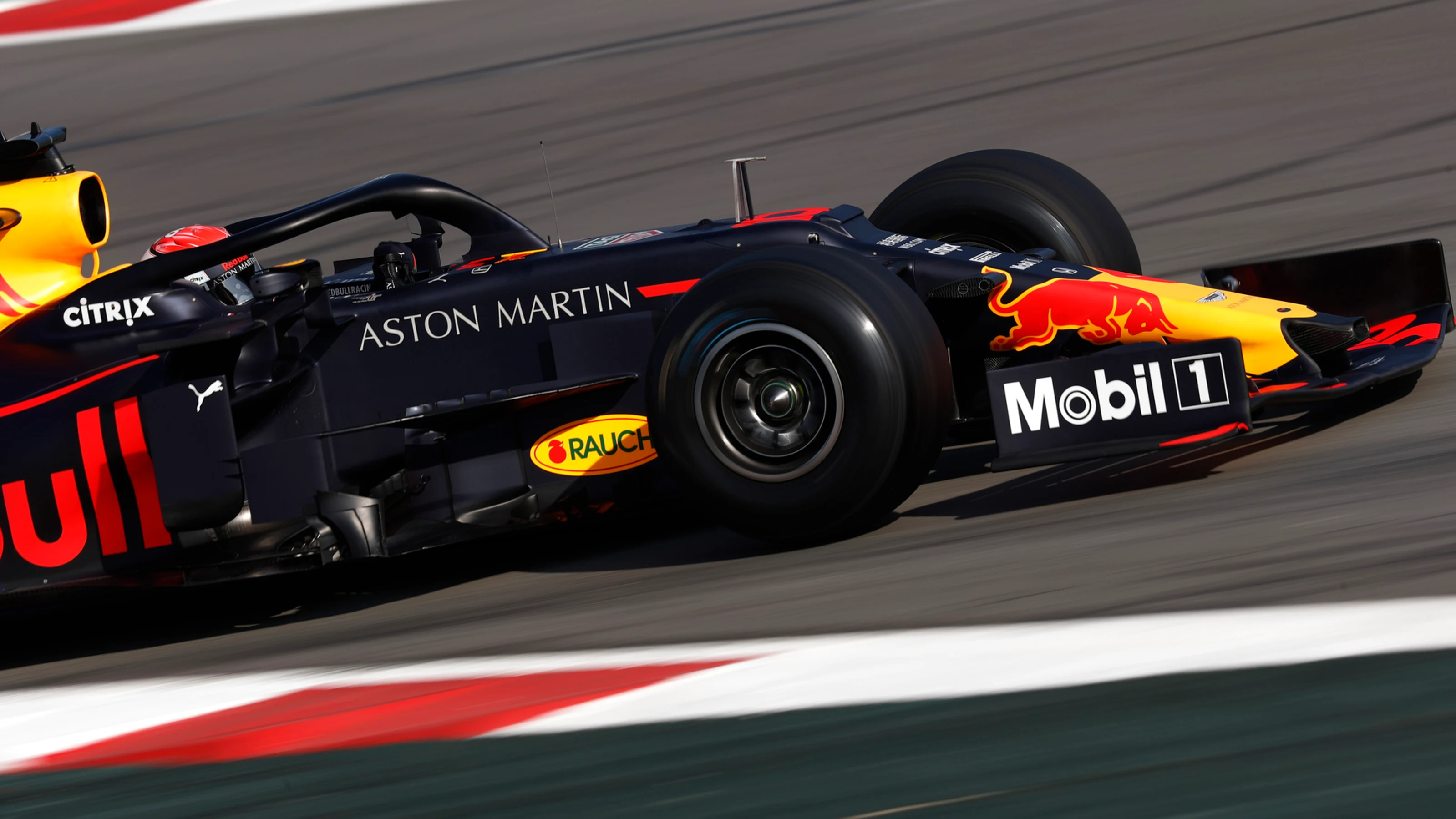 CIRCUIT DE BARCELONA-CATALUNYA, SPAIN - FEBRUARY 28: Pierre Gasly, Red Bull Racing RB15 during the