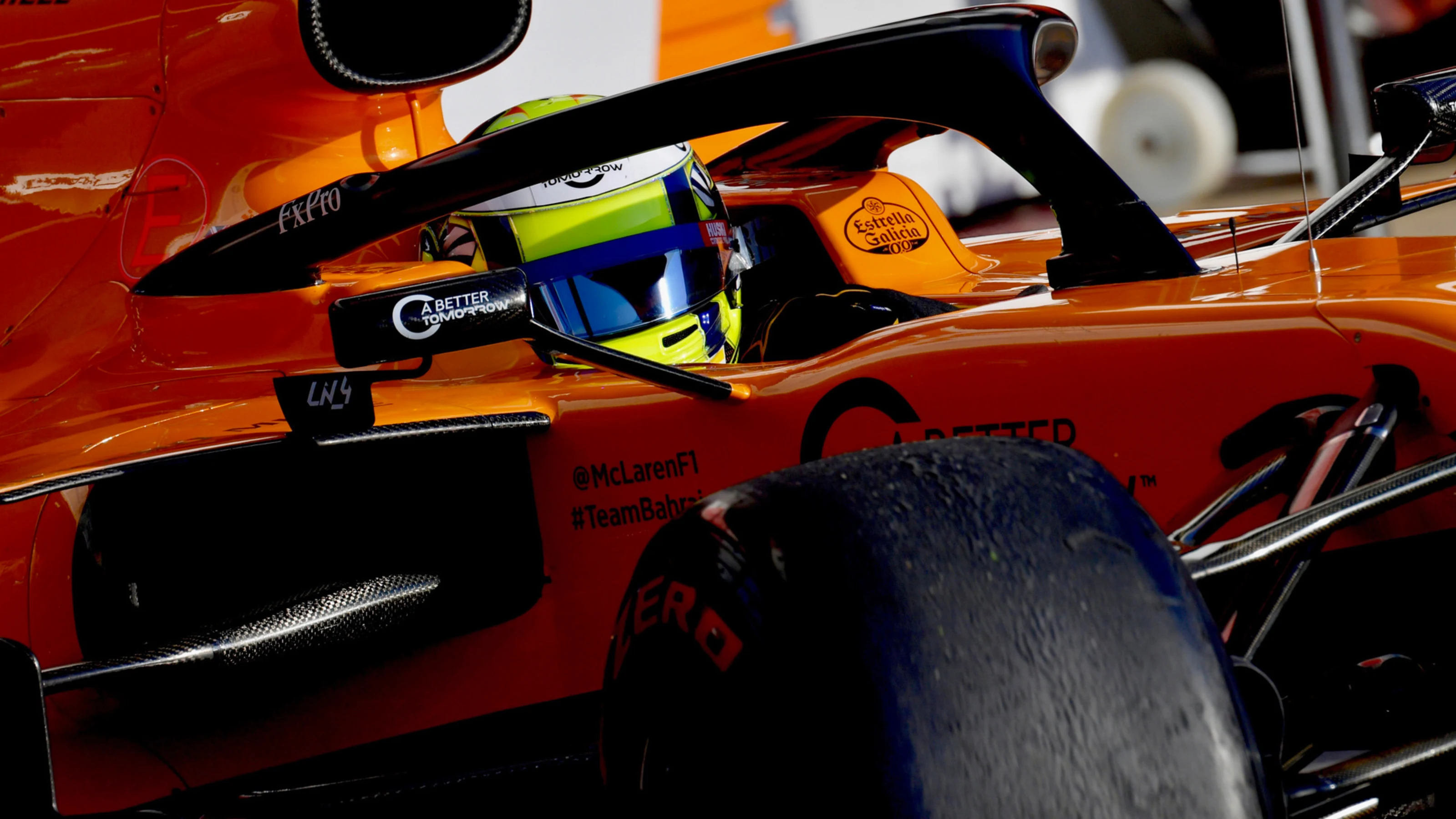 CIRCUIT DE BARCELONA-CATALUNYA, SPAIN - FEBRUARY 28: Lando Norris, McLaren MCL34 during the