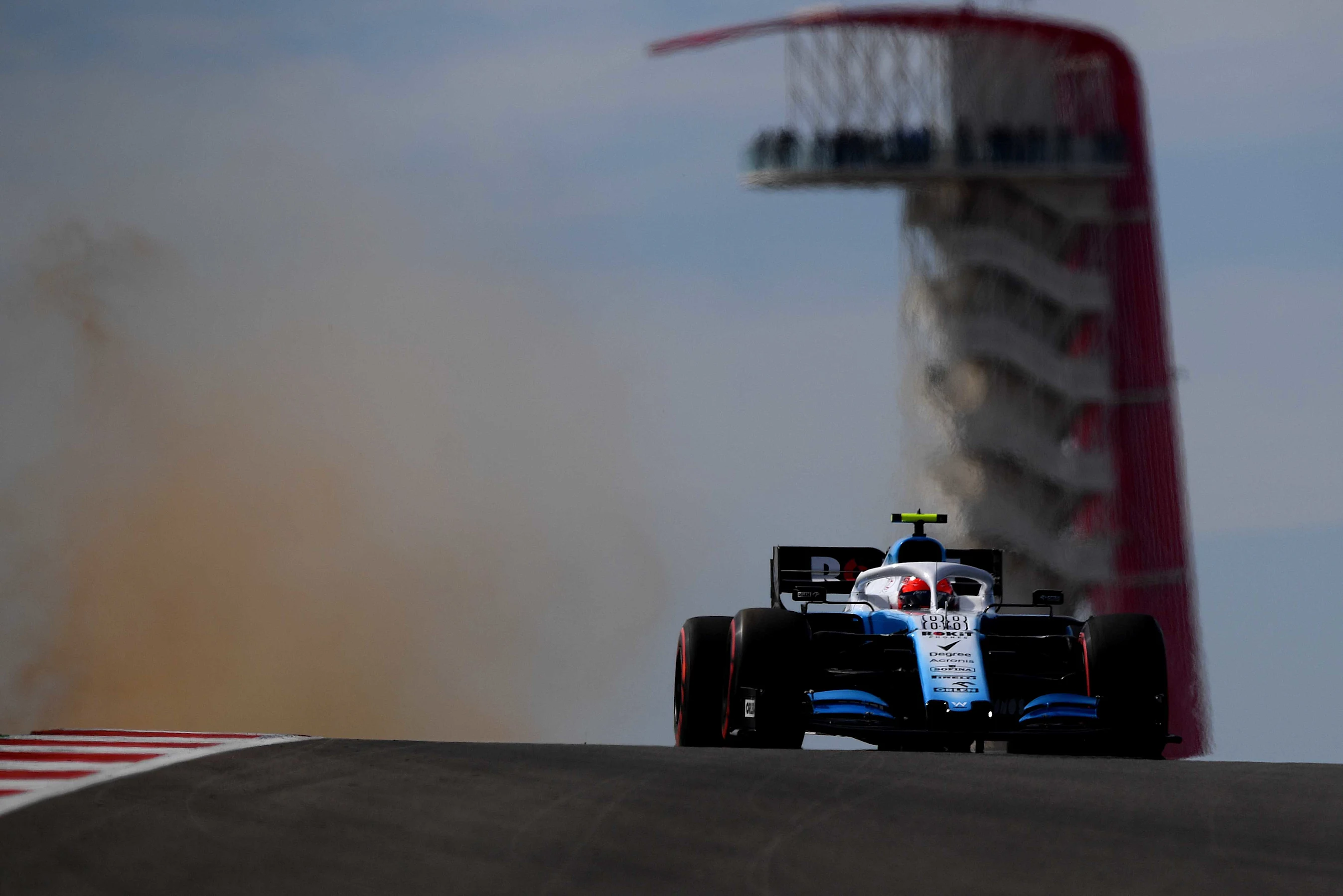 AUSTIN, TEXAS - NOVEMBER 02: Robert Kubica of Poland driving the (88) Rokit Williams Racing FW42