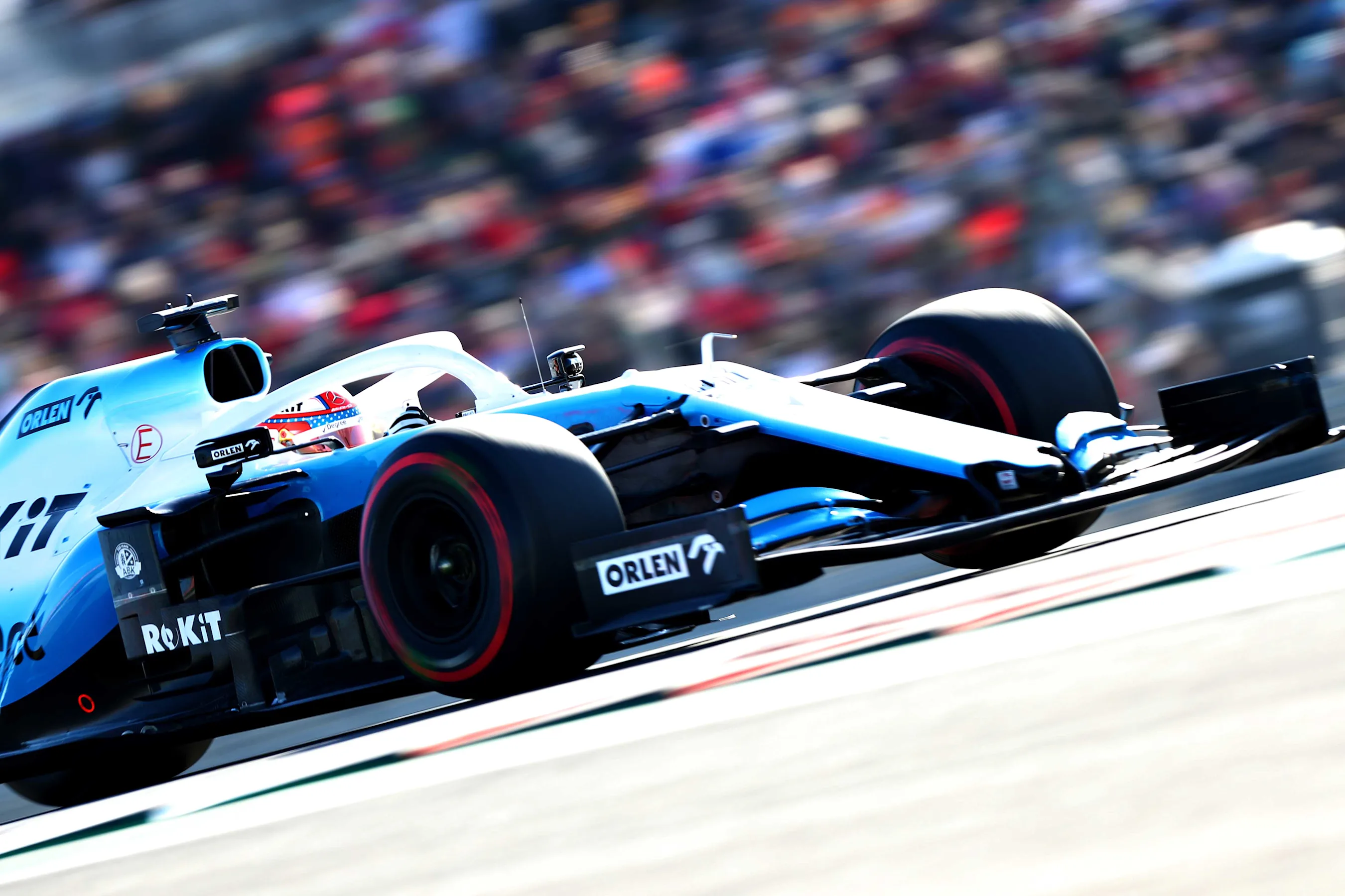 AUSTIN, TEXAS - NOVEMBER 02: George Russell of Great Britain driving the (63) Rokit Williams Racing