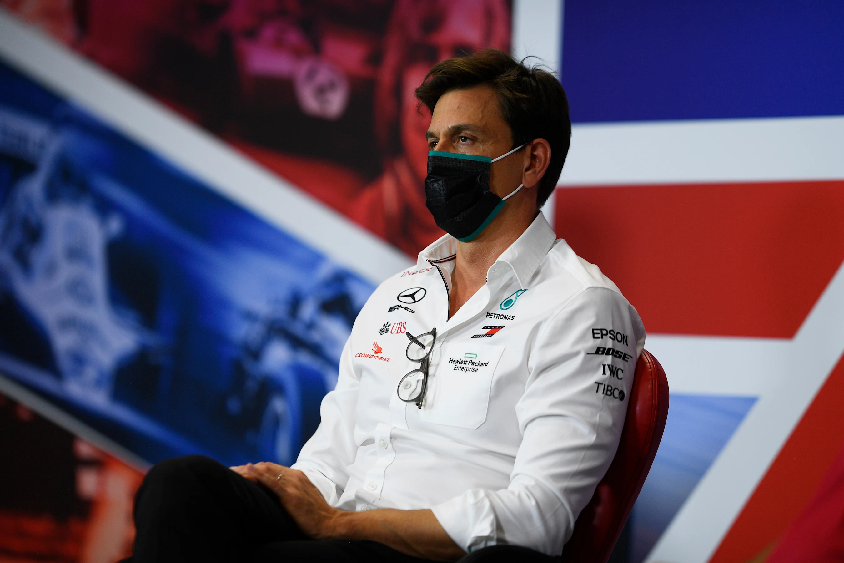 NORTHAMPTON, ENGLAND - AUGUST 07: Mercedes GP Executive Director Toto Wolff talks in the Team