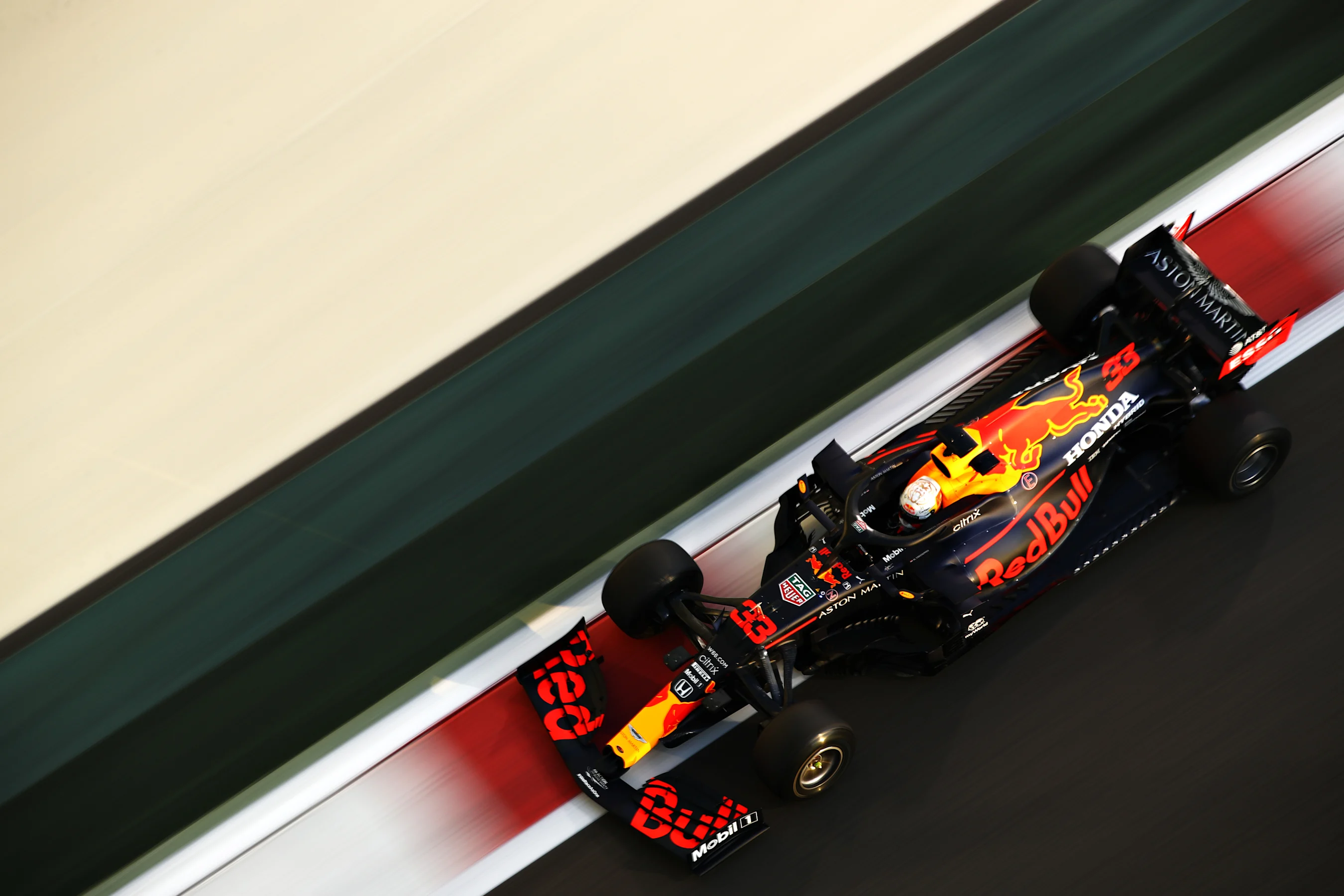 ABU DHABI, UNITED ARAB EMIRATES - DECEMBER 11: Max Verstappen of the Netherlands driving the (33)