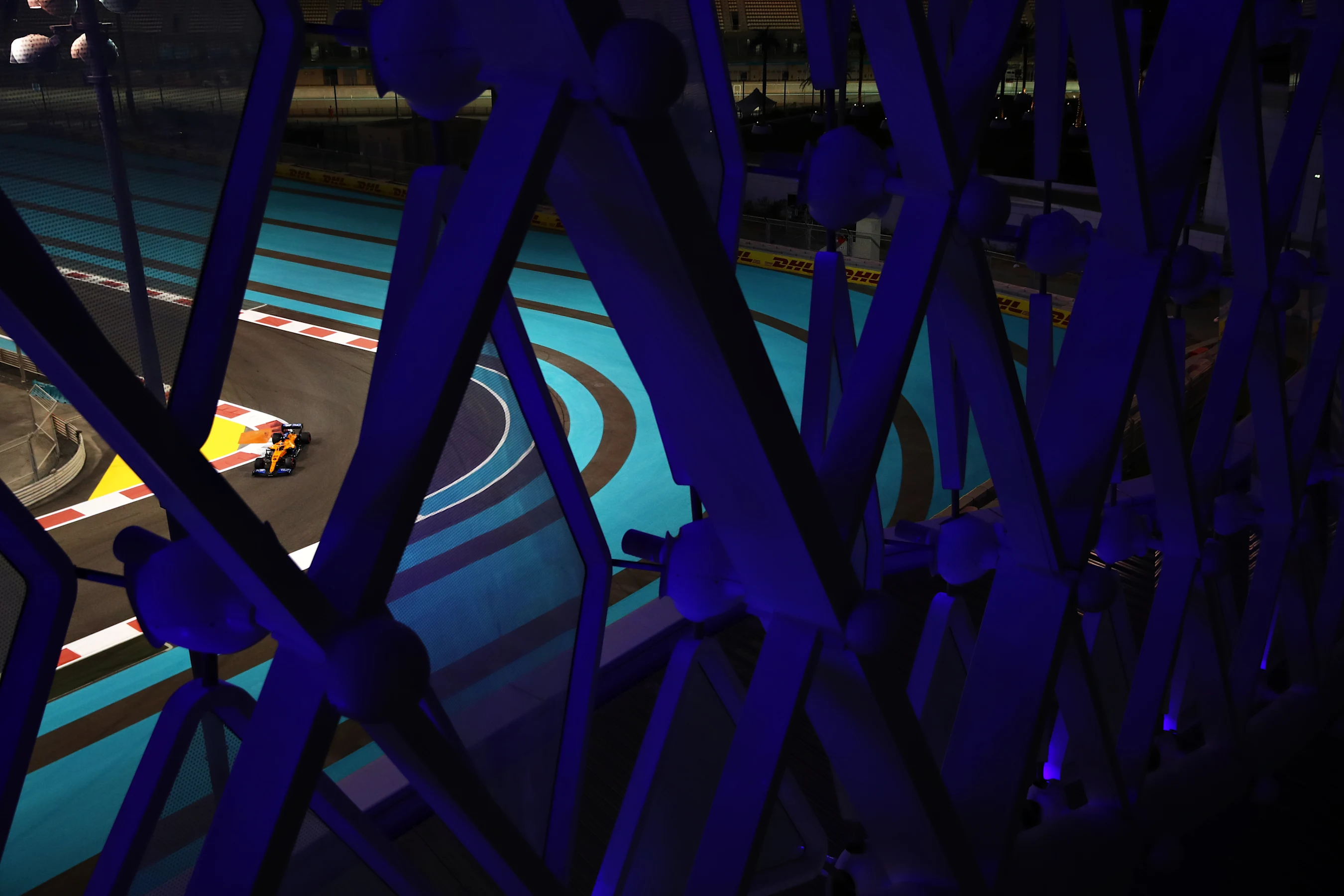 ABU DHABI, UNITED ARAB EMIRATES - DECEMBER 11: Carlos Sainz of Spain driving the (55) McLaren F1