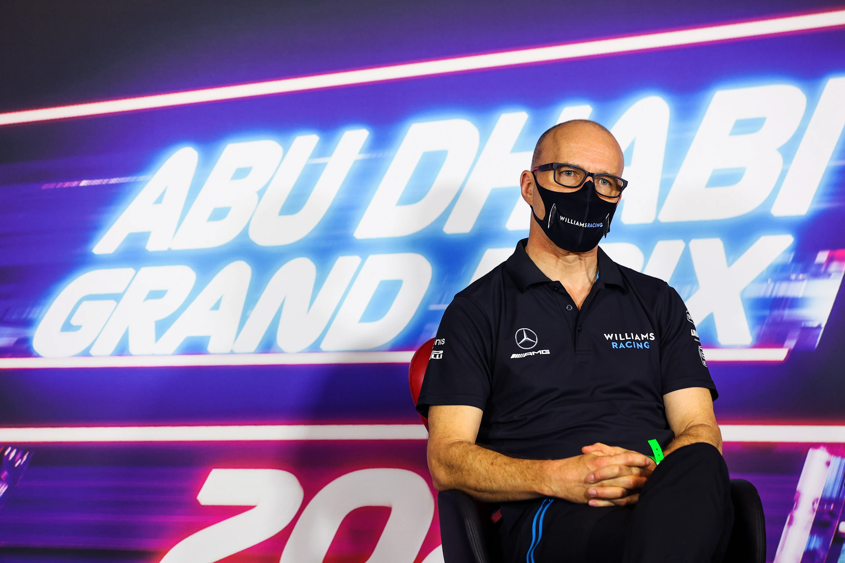 ABU DHABI, UNITED ARAB EMIRATES - DECEMBER 11: Williams Acting Team Principal Simon Roberts talks