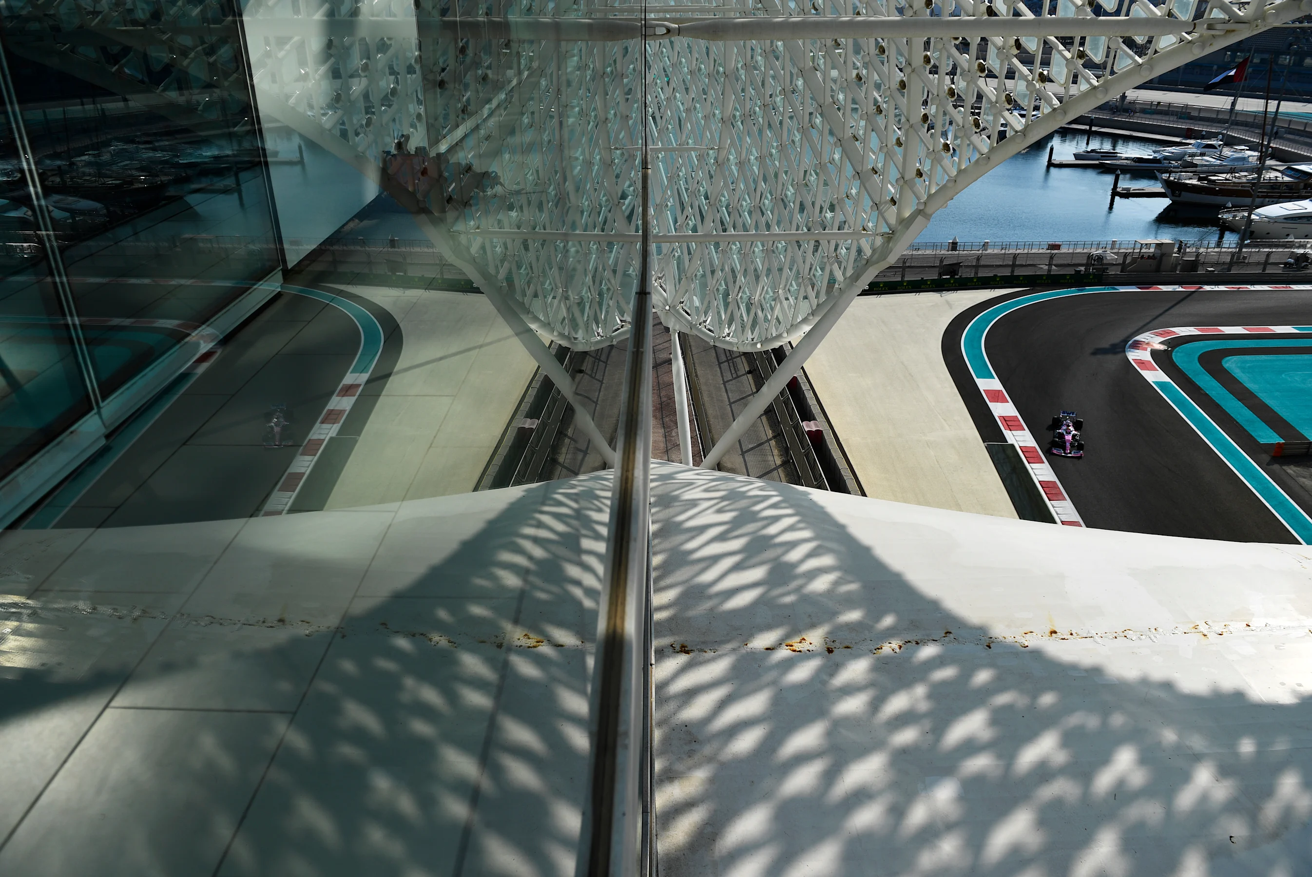 ABU DHABI, UNITED ARAB EMIRATES - DECEMBER 12: Sergio Perez of Mexico driving the (11) Racing Point