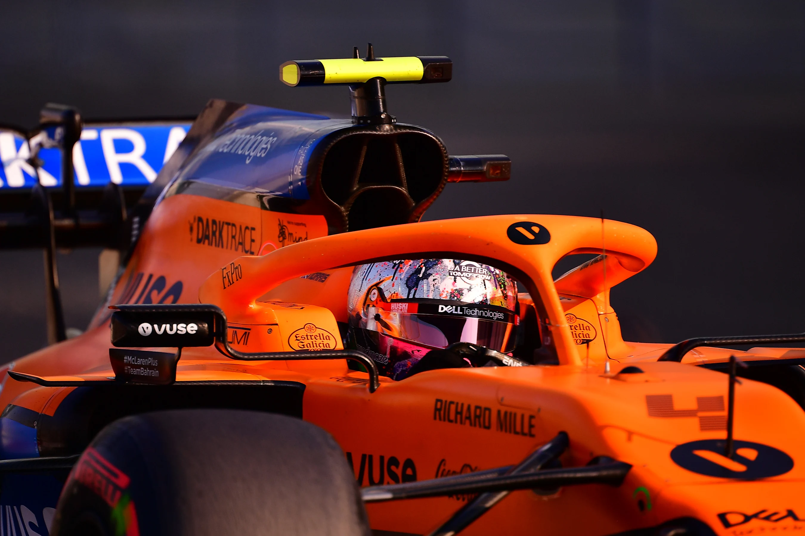ABU DHABI, UNITED ARAB EMIRATES - DECEMBER 12: Lando Norris of Great Britain driving the (4)