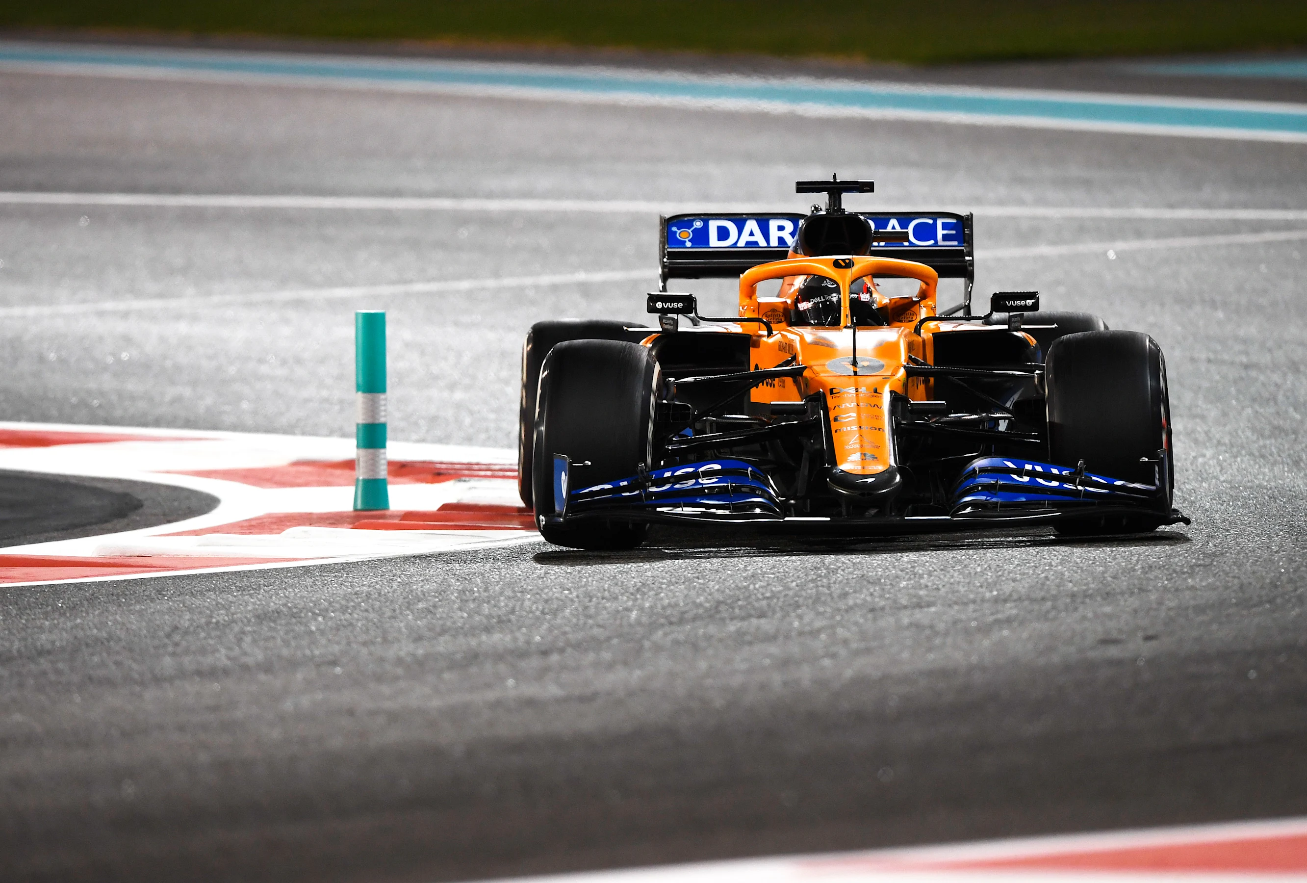 ABU DHABI, UNITED ARAB EMIRATES - DECEMBER 13: Carlos Sainz of Spain driving the (55) McLaren F1
