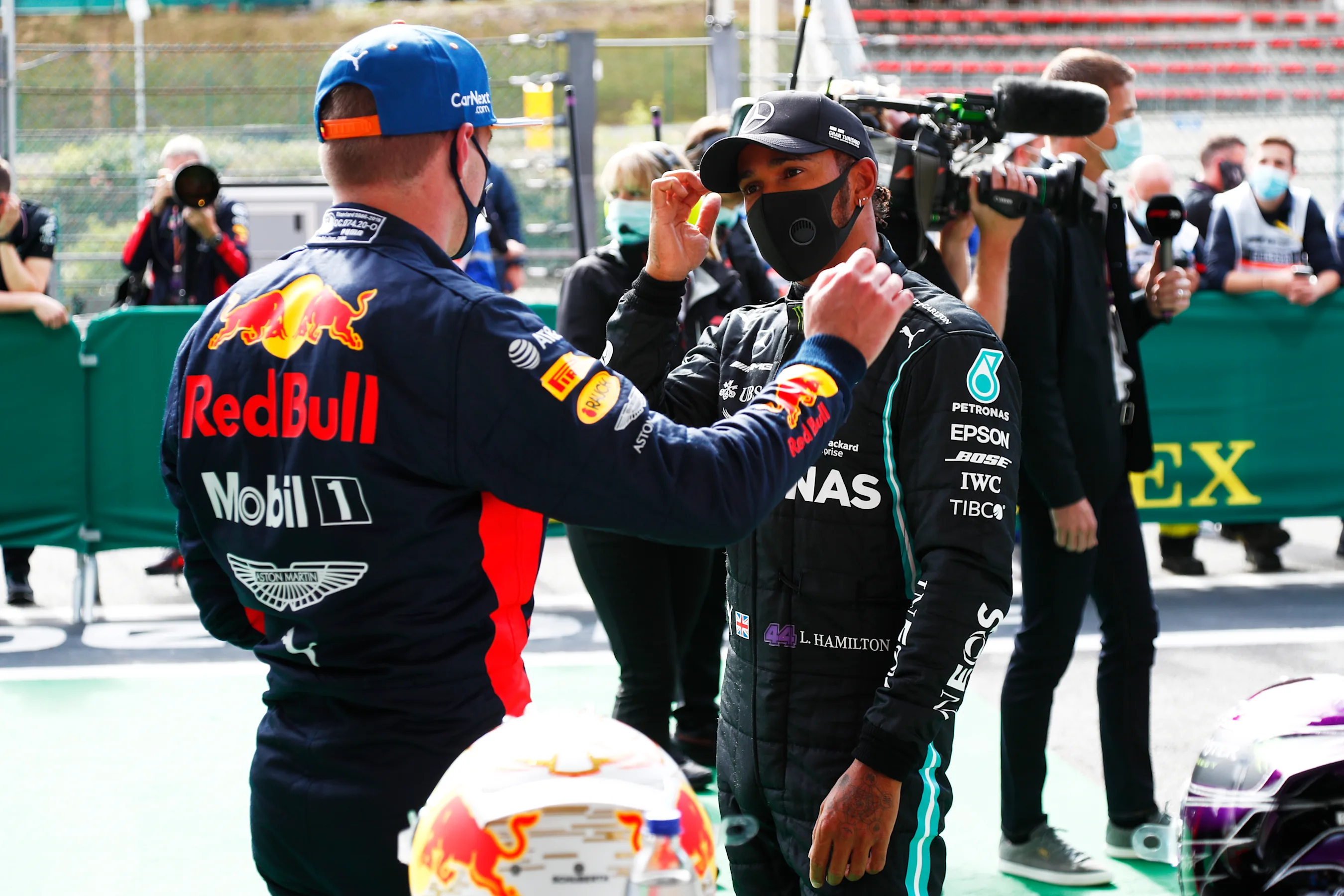 SPA, BELGIUM - AUGUST 29: Pole position qualifier Lewis Hamilton of Great Britain and Mercedes GP