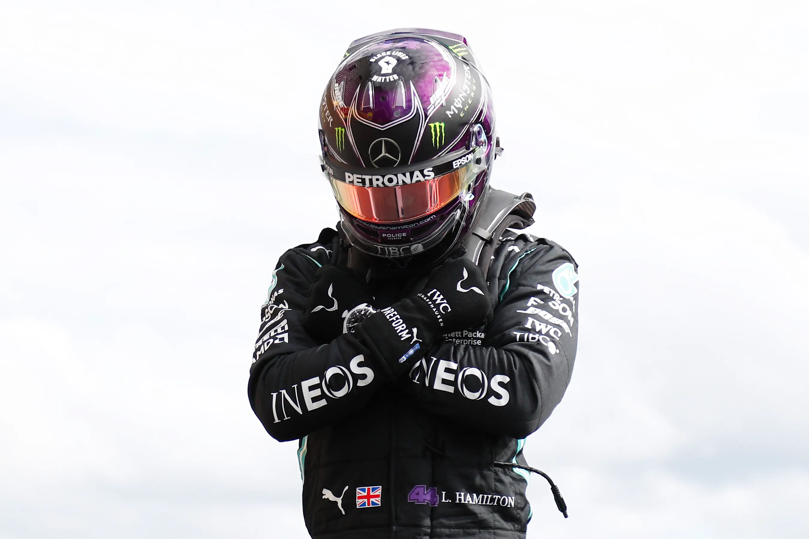 SPA, BELGIUM - AUGUST 29: Pole position qualifier Lewis Hamilton of Great Britain and Mercedes GP