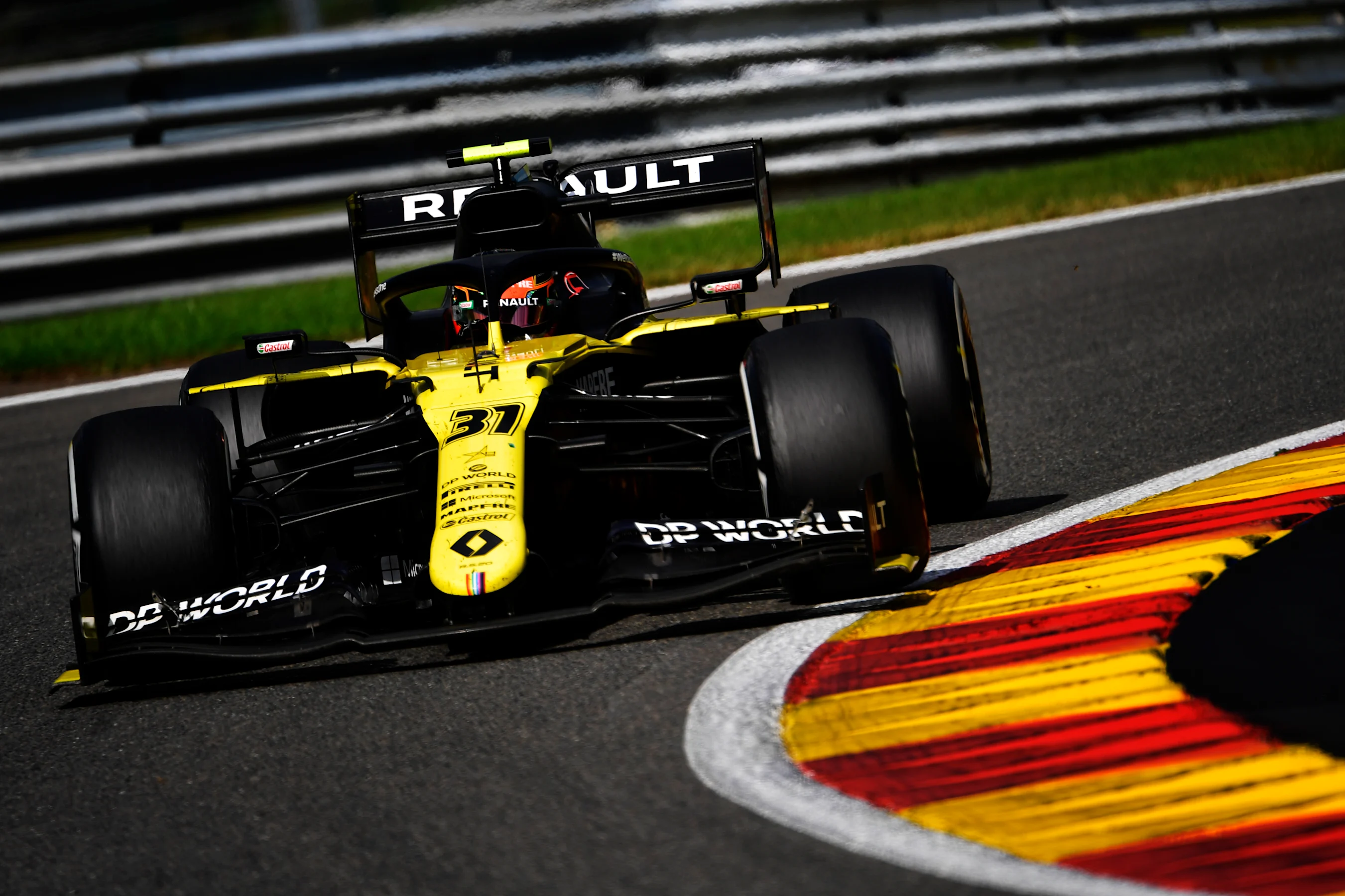 SPA, BELGIUM - AUGUST 30: Esteban Ocon of France driving the (31) Renault Sport Formula One Team