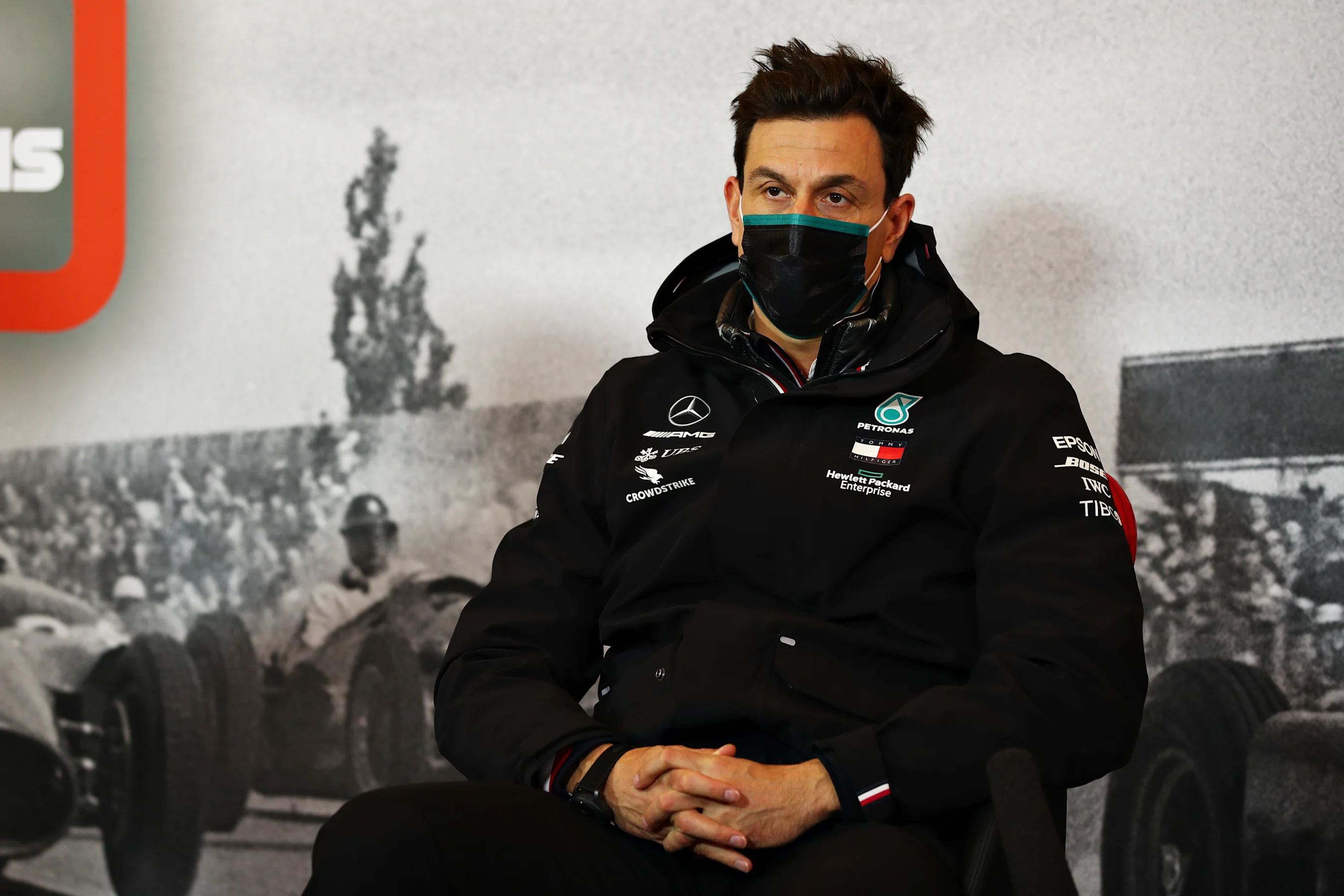 NUERBURG, GERMANY - OCTOBER 09: Mercedes GP Executive Director Toto Wolff talks in the Team