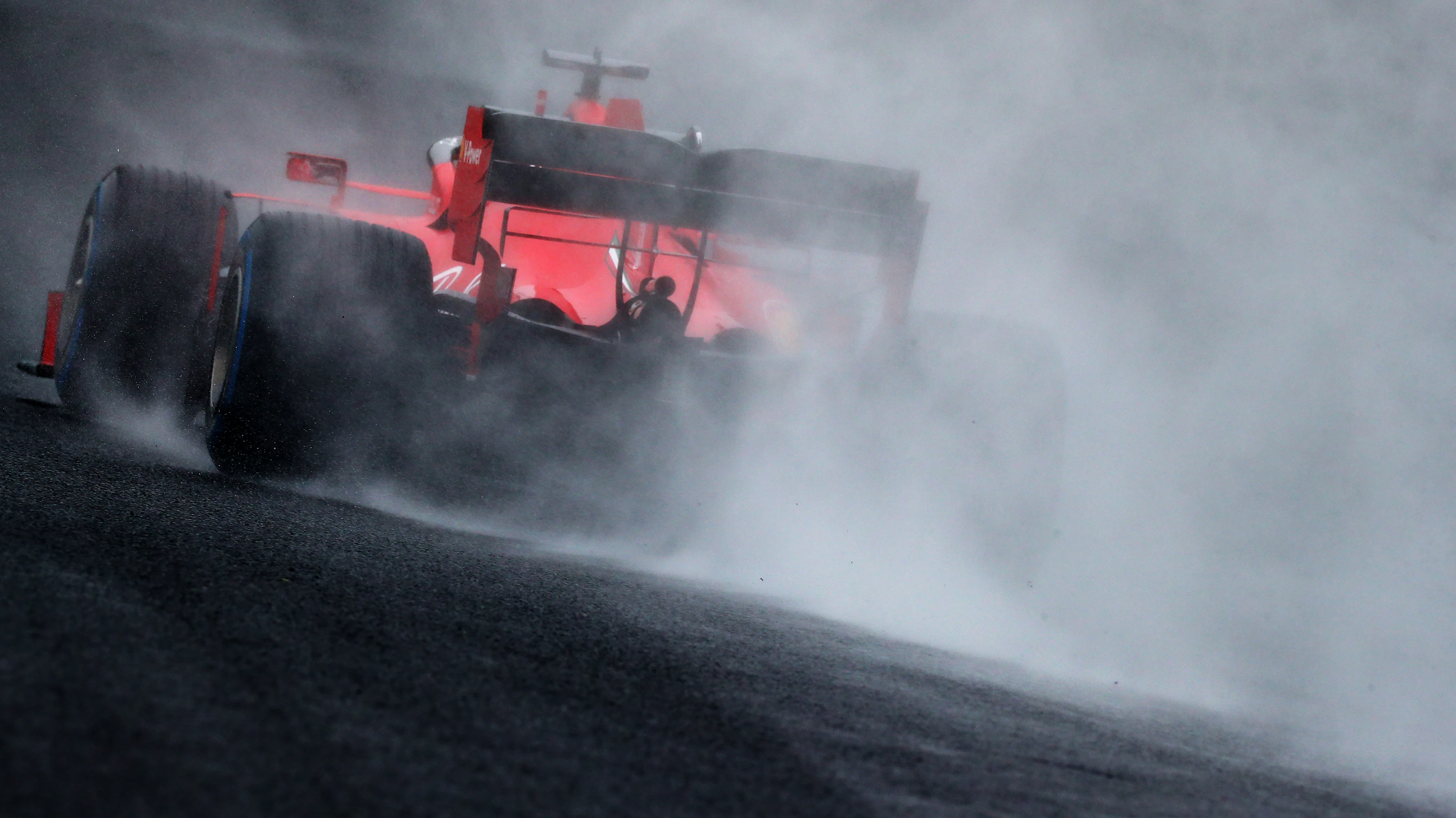 BUDAPEST, HUNGARY - JULY 17: Sebastian Vettel of Germany driving the (5) Scuderia Ferrari SF1000