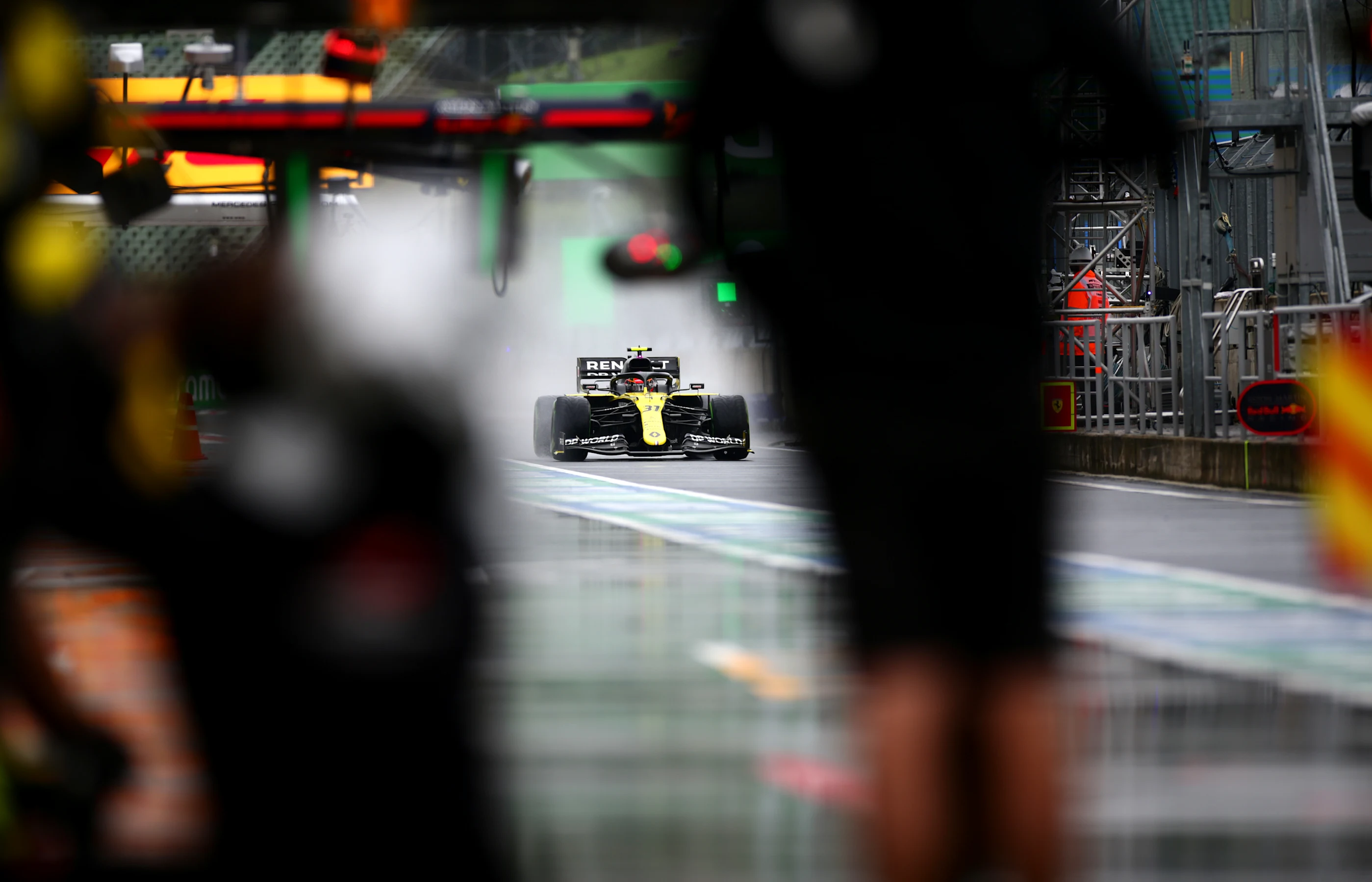 BUDAPEST, HUNGARY - JULY 17: Esteban Ocon of France driving the (31) Renault Sport Formula One Team