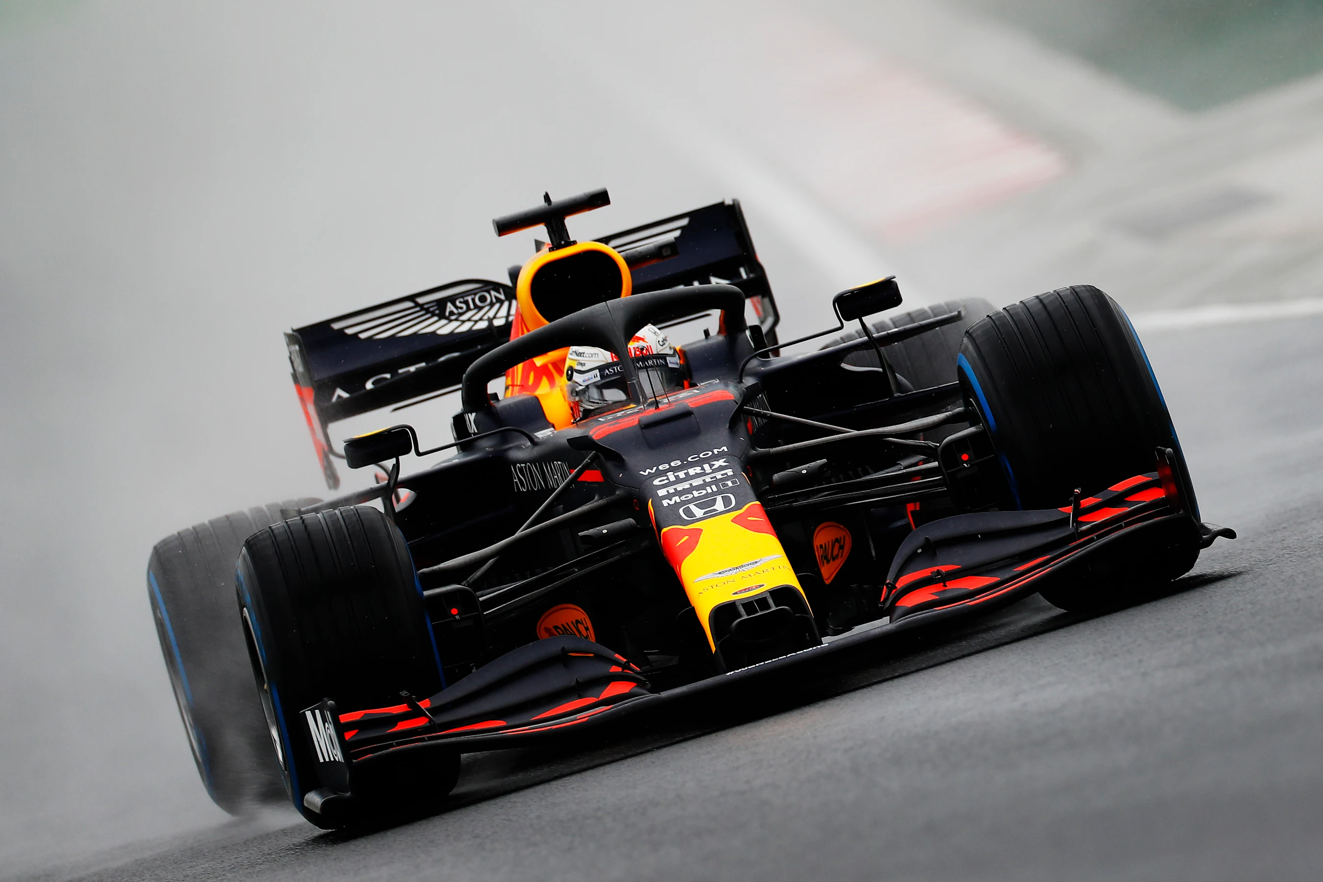 BUDAPEST, HUNGARY - JULY 17: Max Verstappen of the Netherlands driving the (33) Aston Martin Red