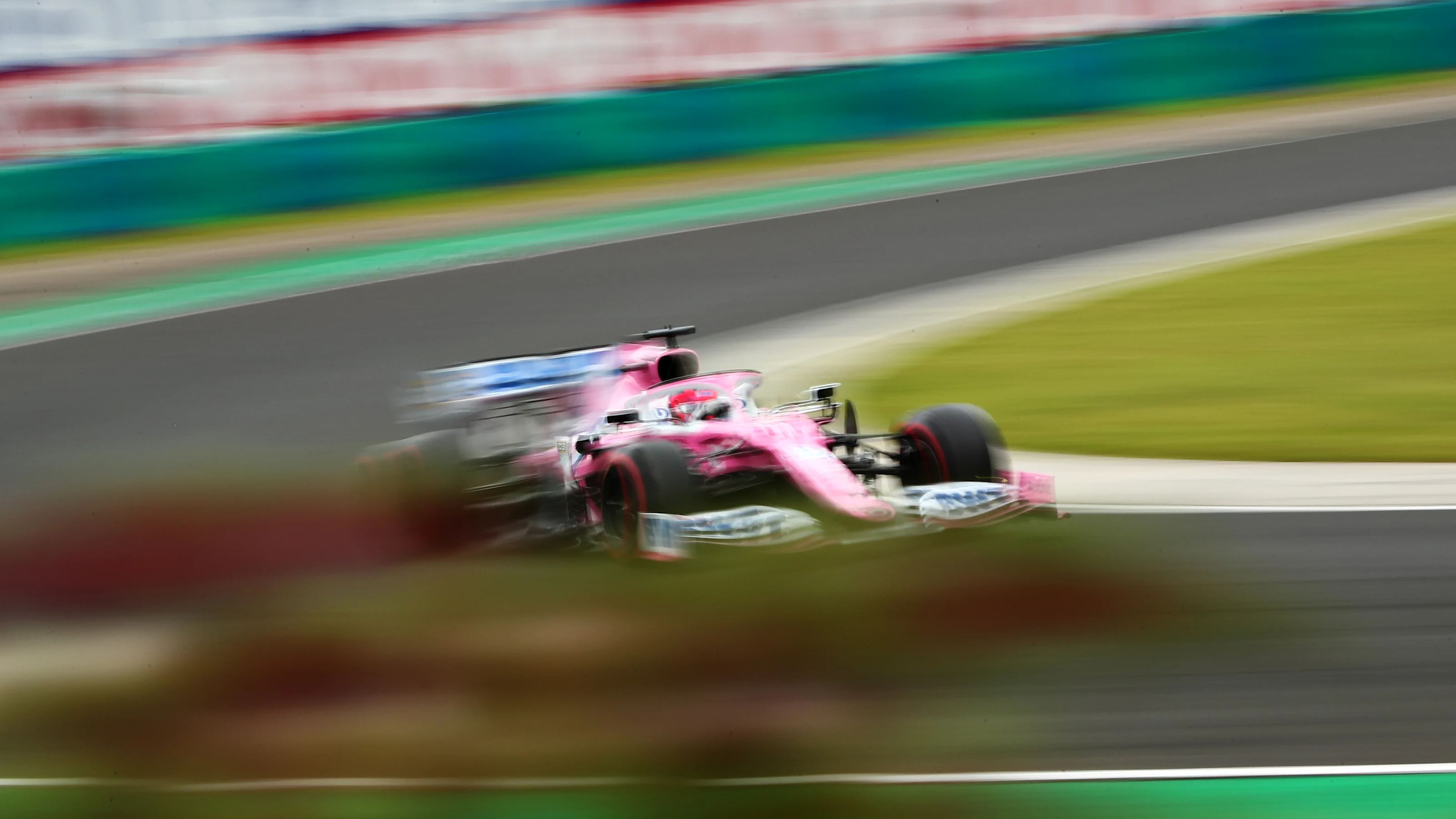 BUDAPEST, HUNGARY - JULY 18: Sergio Perez of Mexico driving the (11) Racing Point RP20 Mercedes