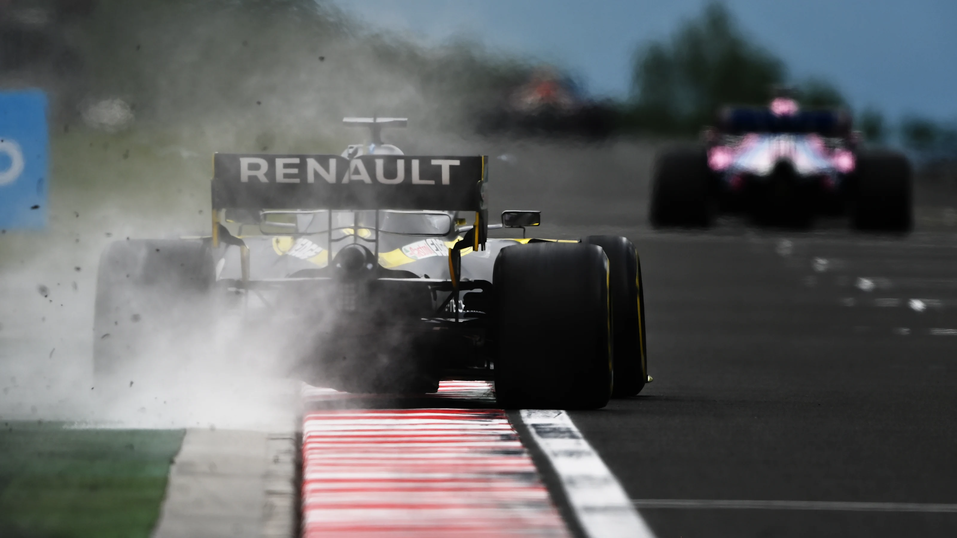 BUDAPEST, HUNGARY - JULY 19: Daniel Ricciardo of Australia driving the (3) Renault Sport Formula