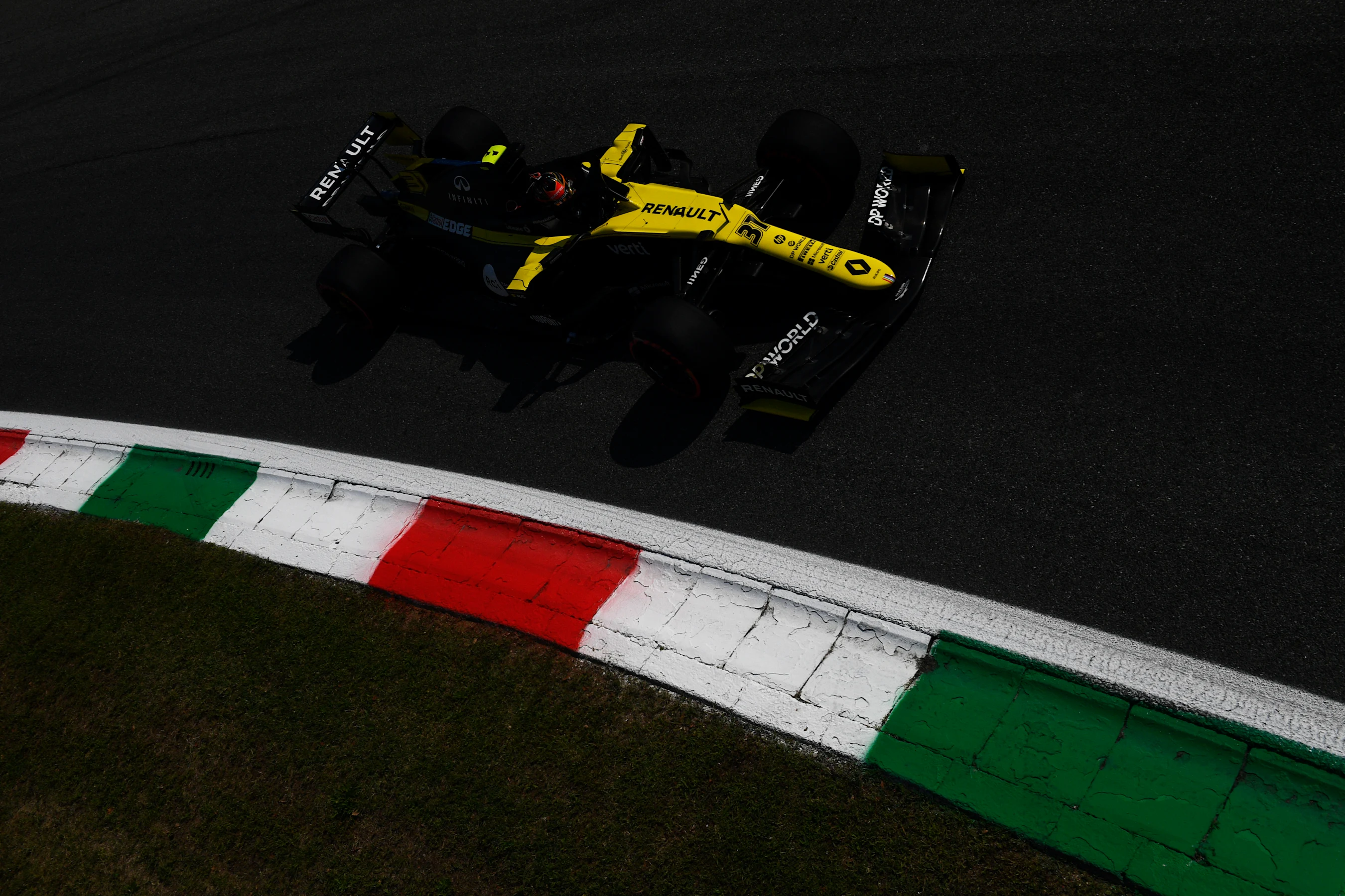 MONZA, ITALY - SEPTEMBER 04: Esteban Ocon of France driving the (31) Renault Sport Formula One Team